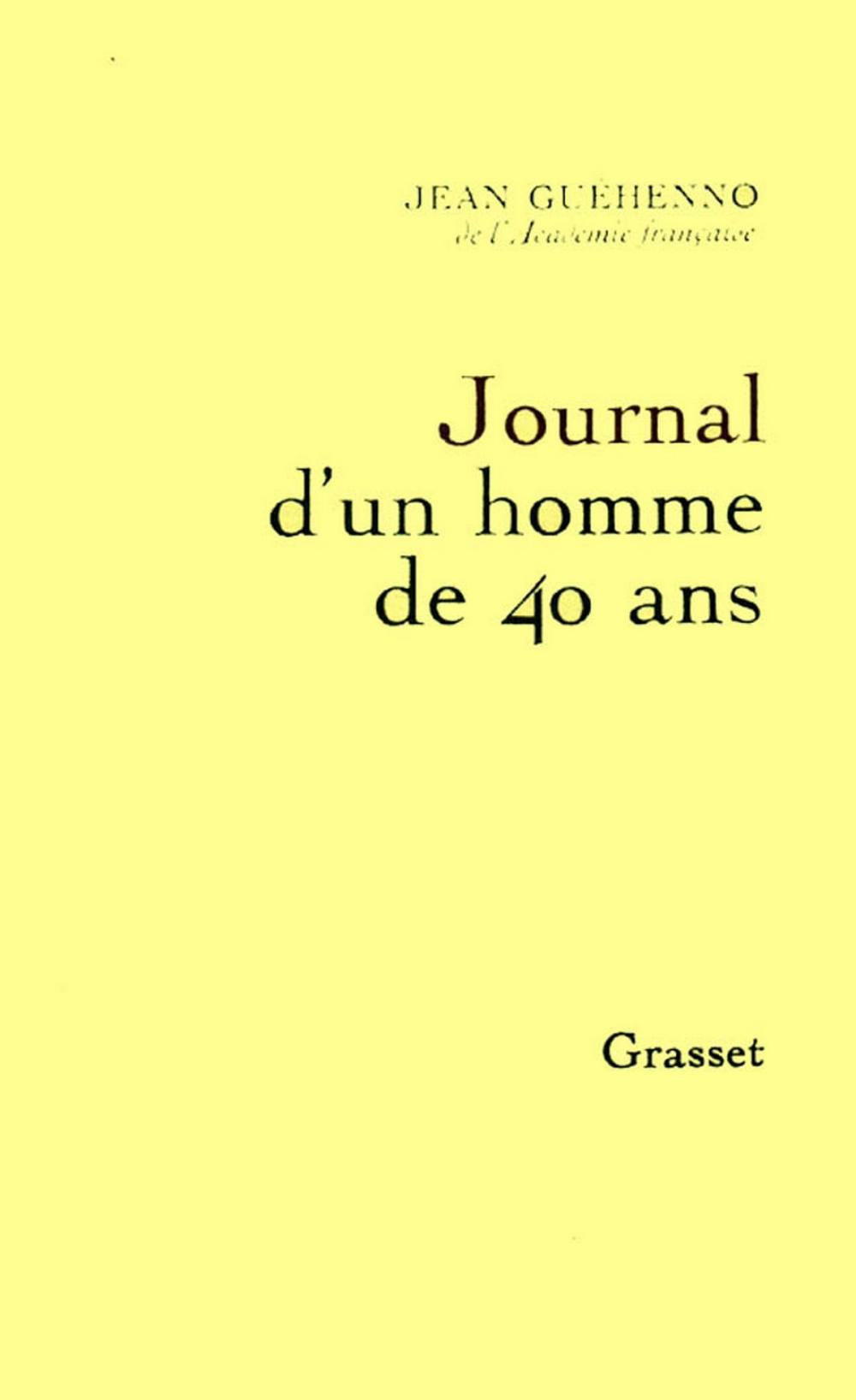 Big bigCover of Journal d'un homme de 40 ans