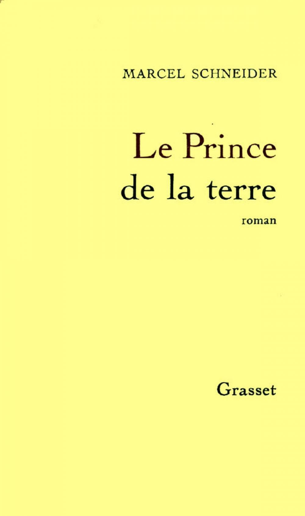 Big bigCover of Le Prince de la terre