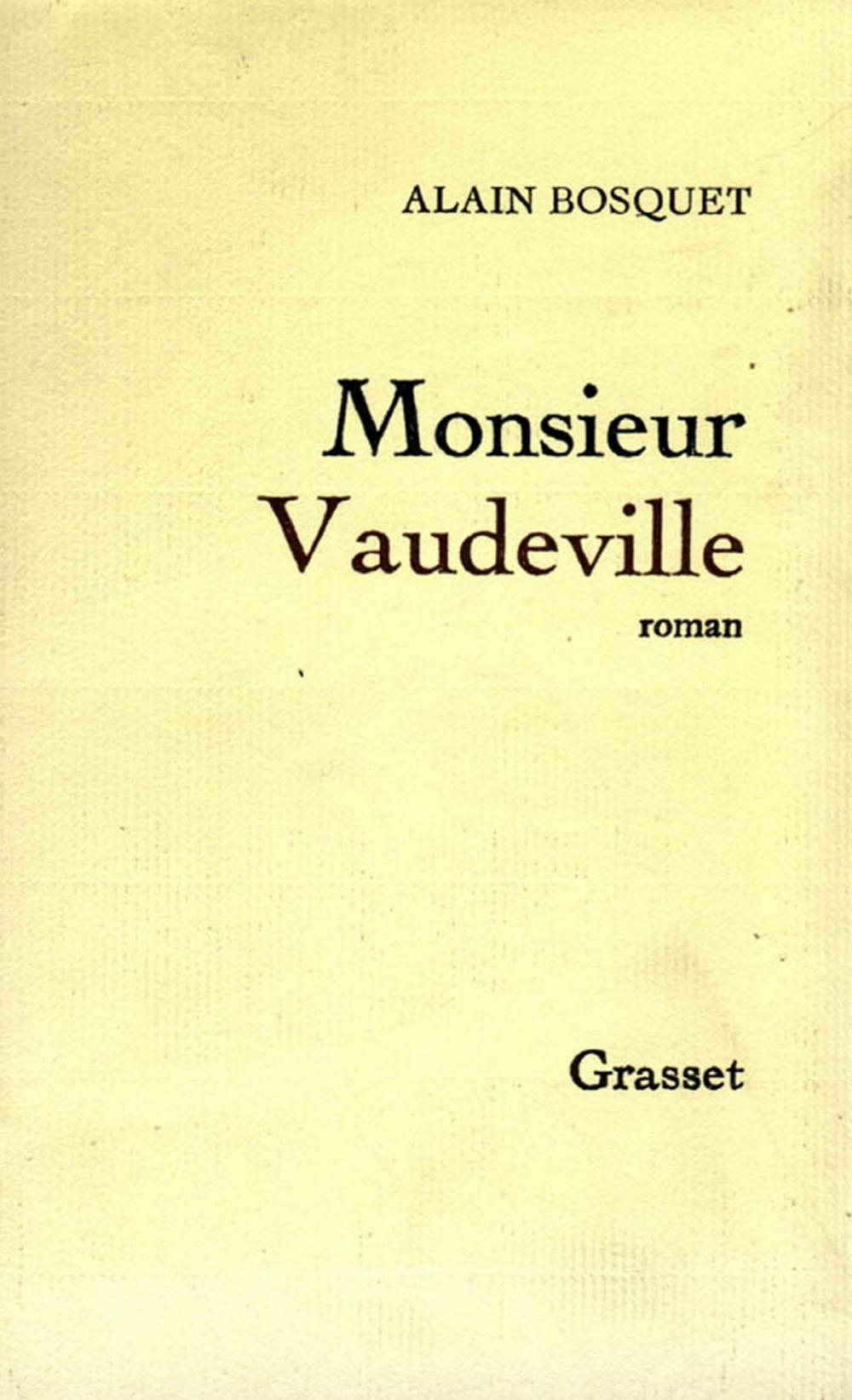 Big bigCover of Monsieur Vaudeville