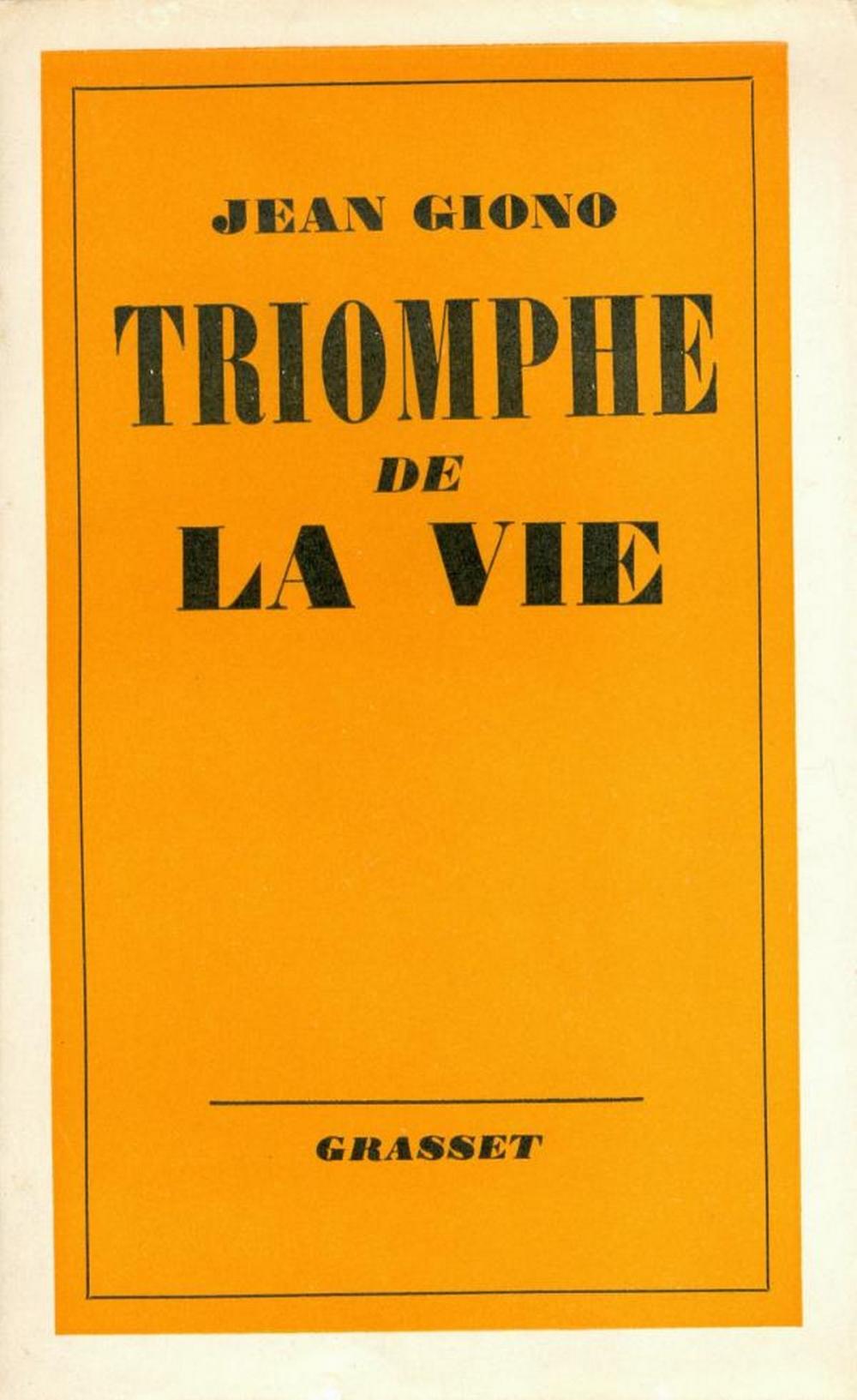 Big bigCover of Triomphe de la vie