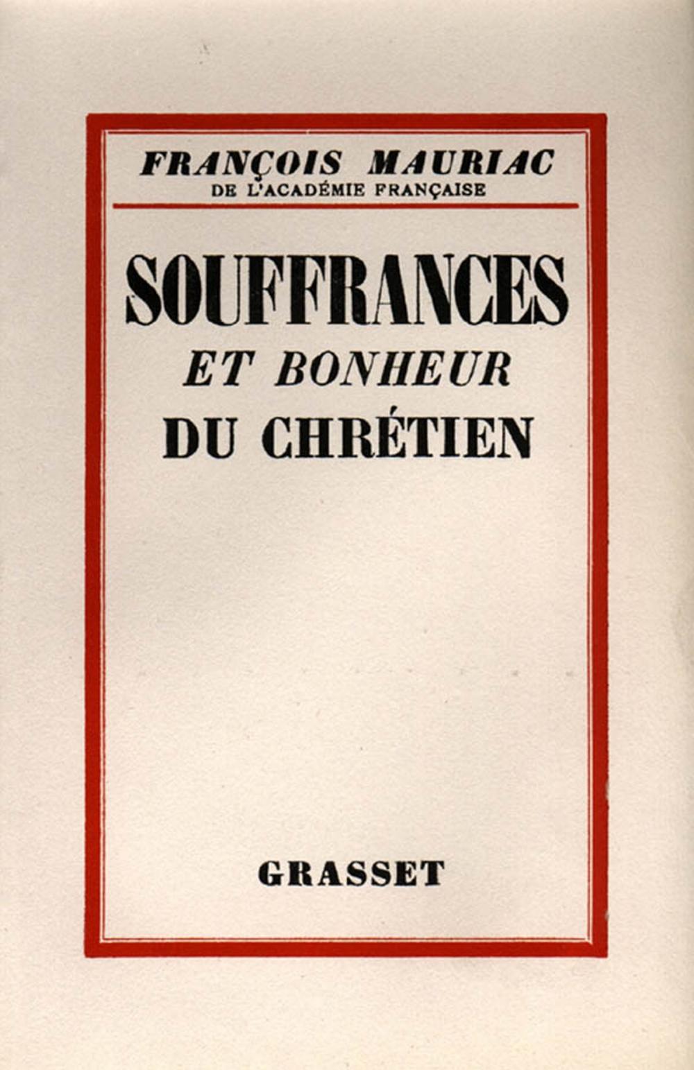 Big bigCover of Souffrances et bonheur du chrétien