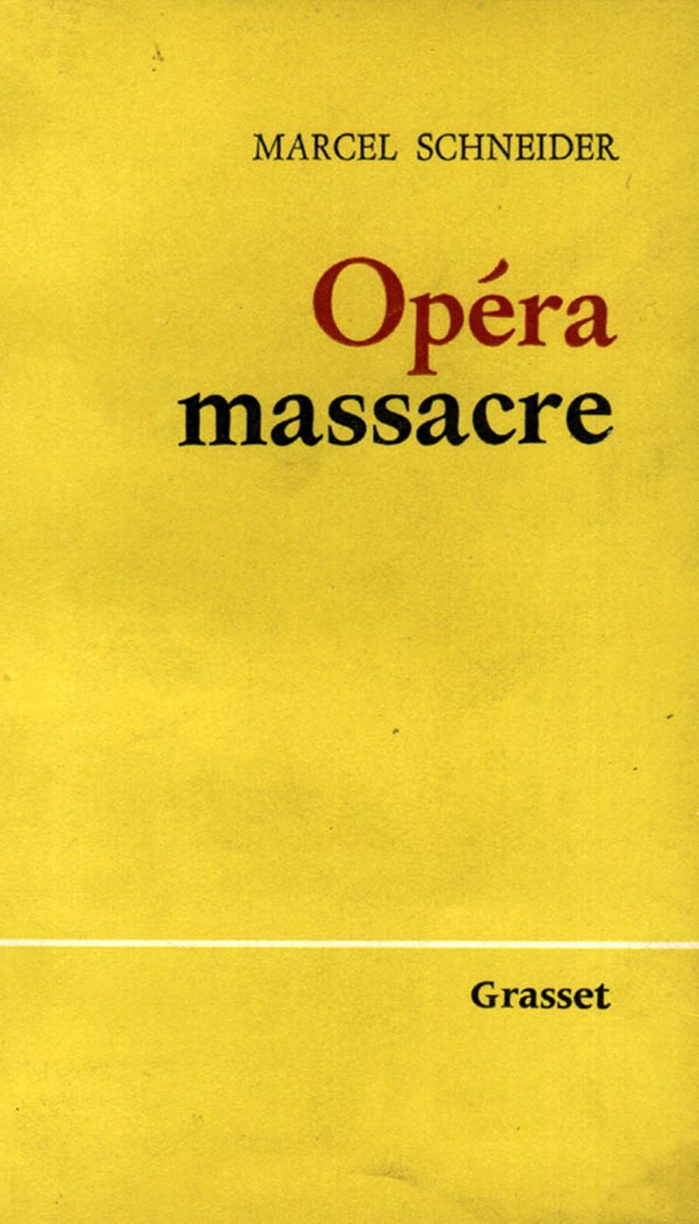 Big bigCover of Opéra-massacre