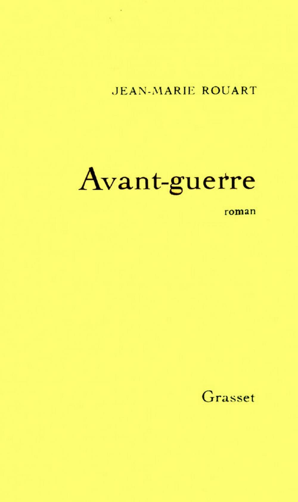 Big bigCover of Avant-guerre