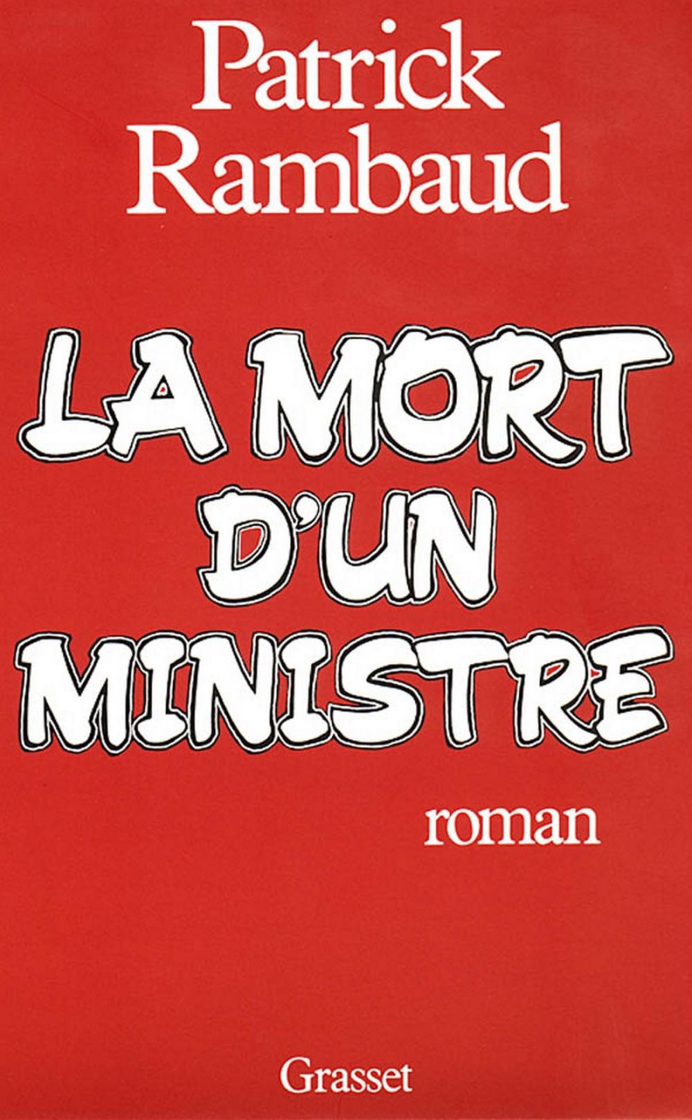 Big bigCover of La mort d'un ministre