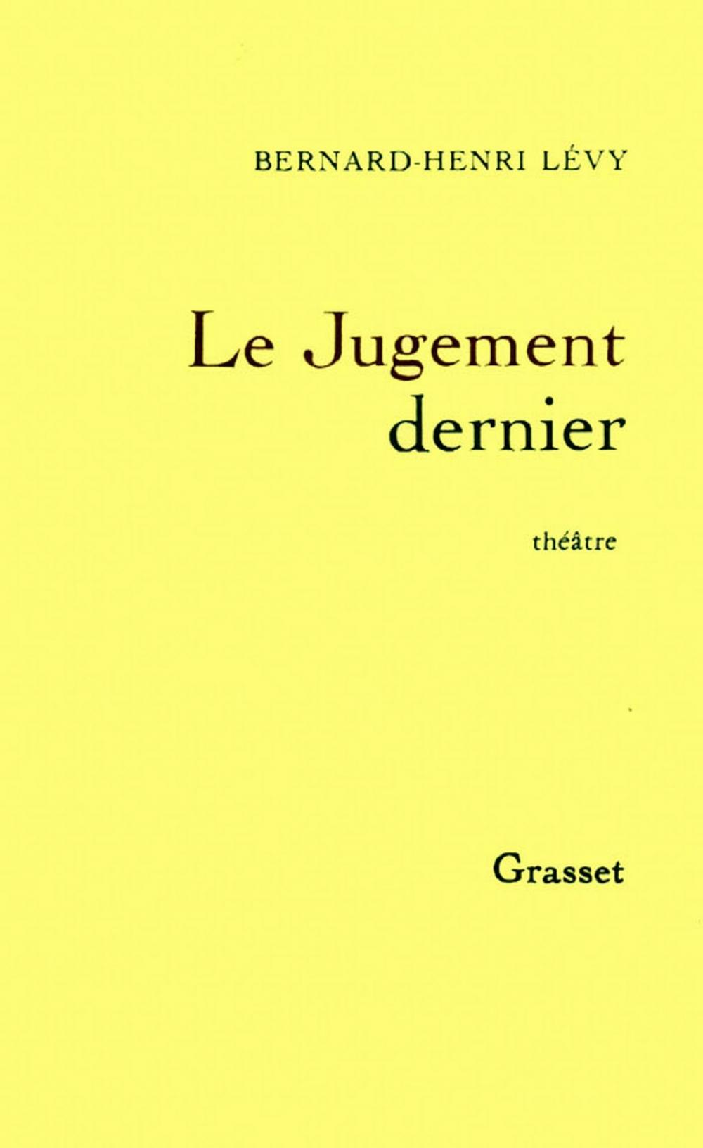 Big bigCover of Le jugement dernier