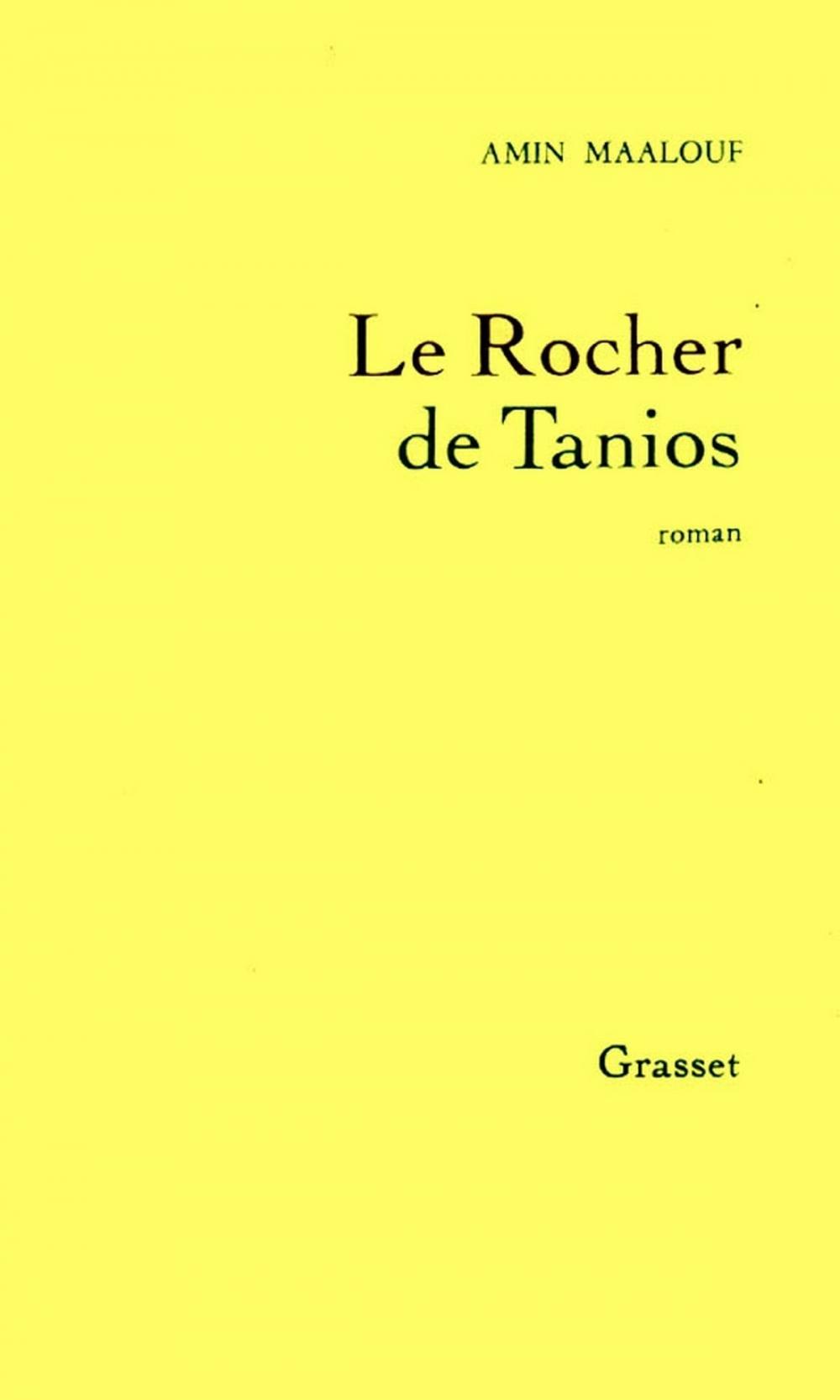 Big bigCover of Le rocher de Tanios