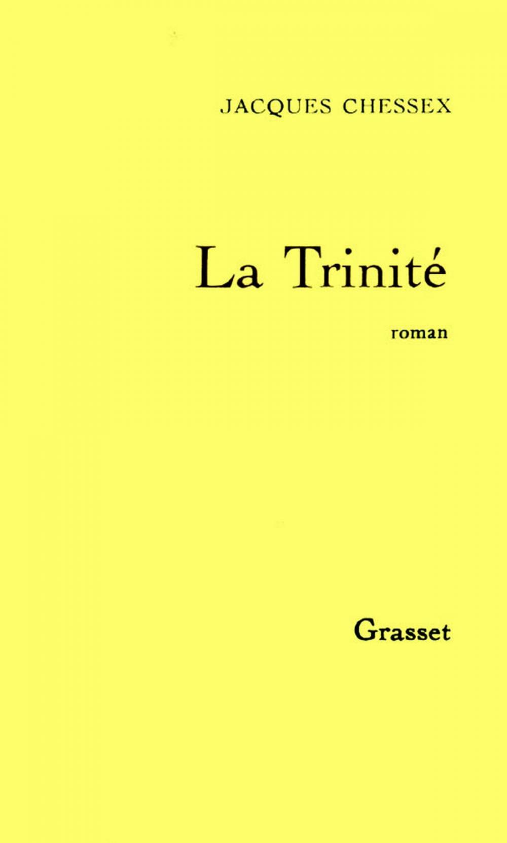 Big bigCover of La trinité