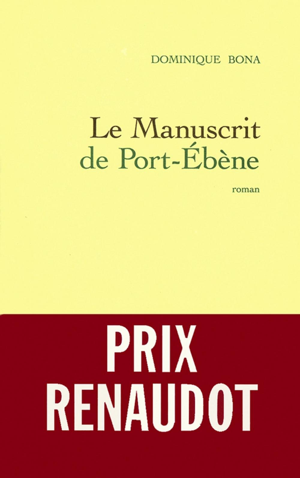 Big bigCover of Le manuscrit de Port-Ebène