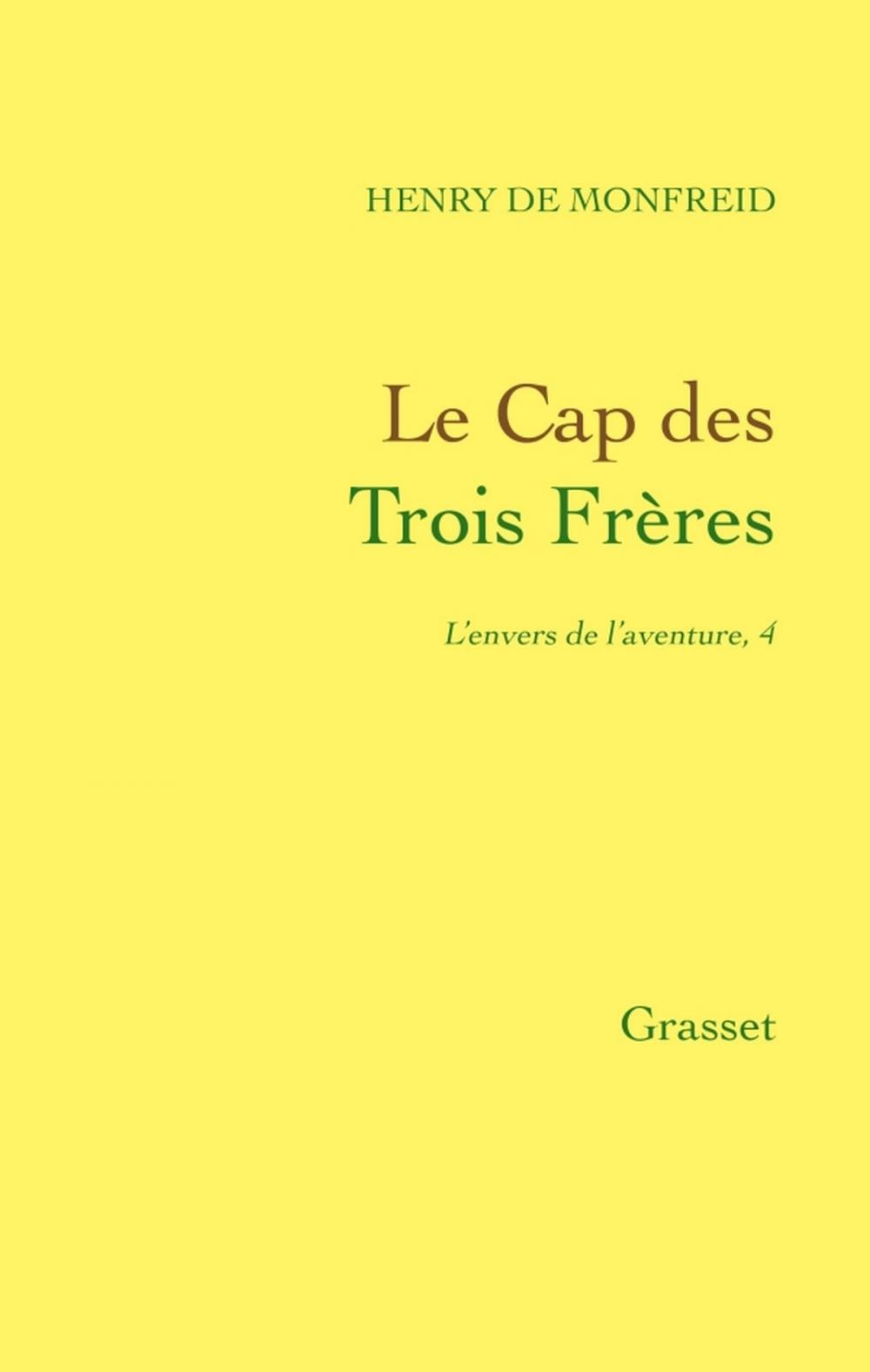 Big bigCover of Le Cap des Trois Frères