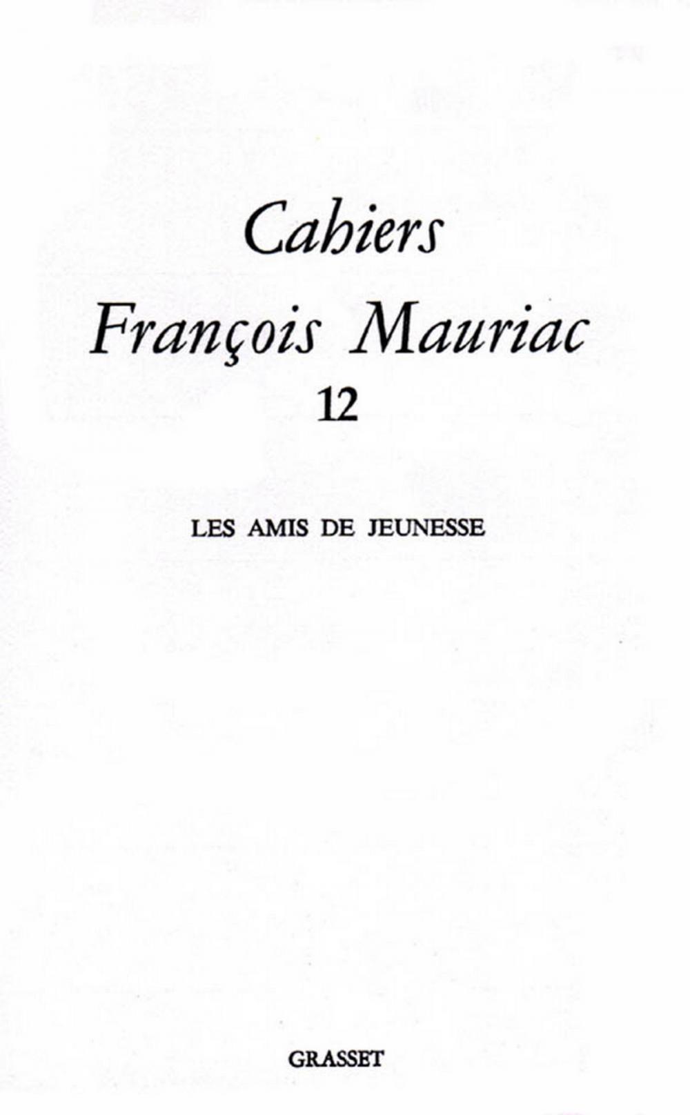 Big bigCover of Cahiers numéro 12 (1985)