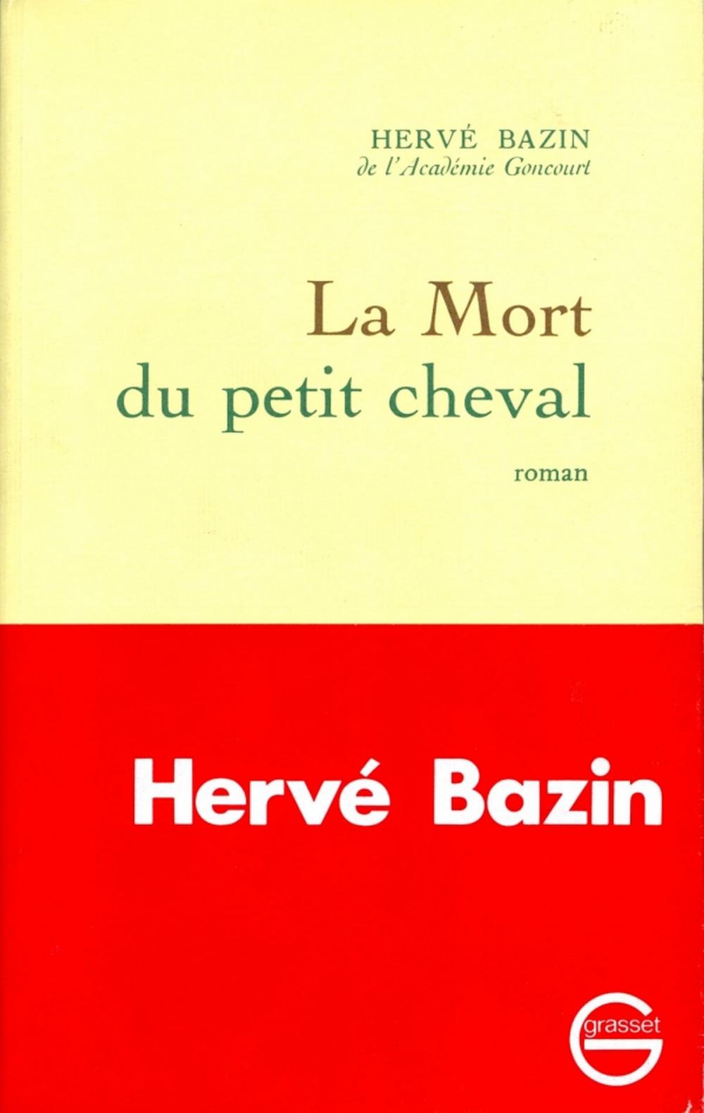 Big bigCover of La mort du petit cheval