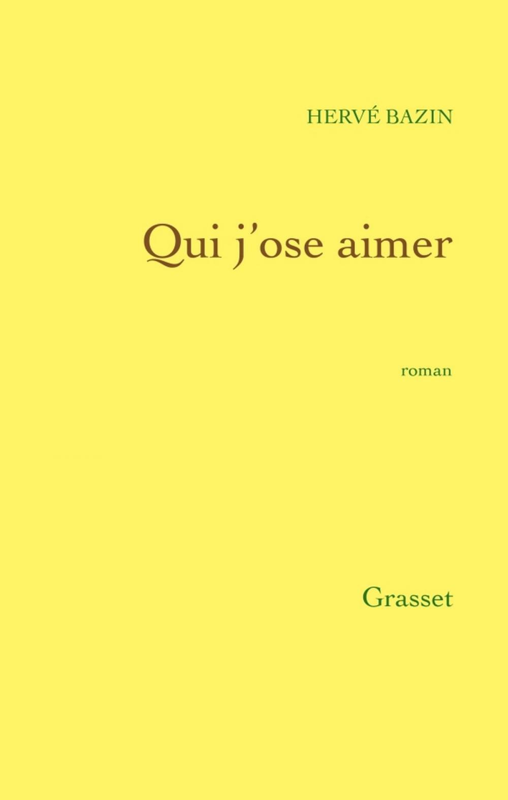 Big bigCover of Qui j'ose aimer