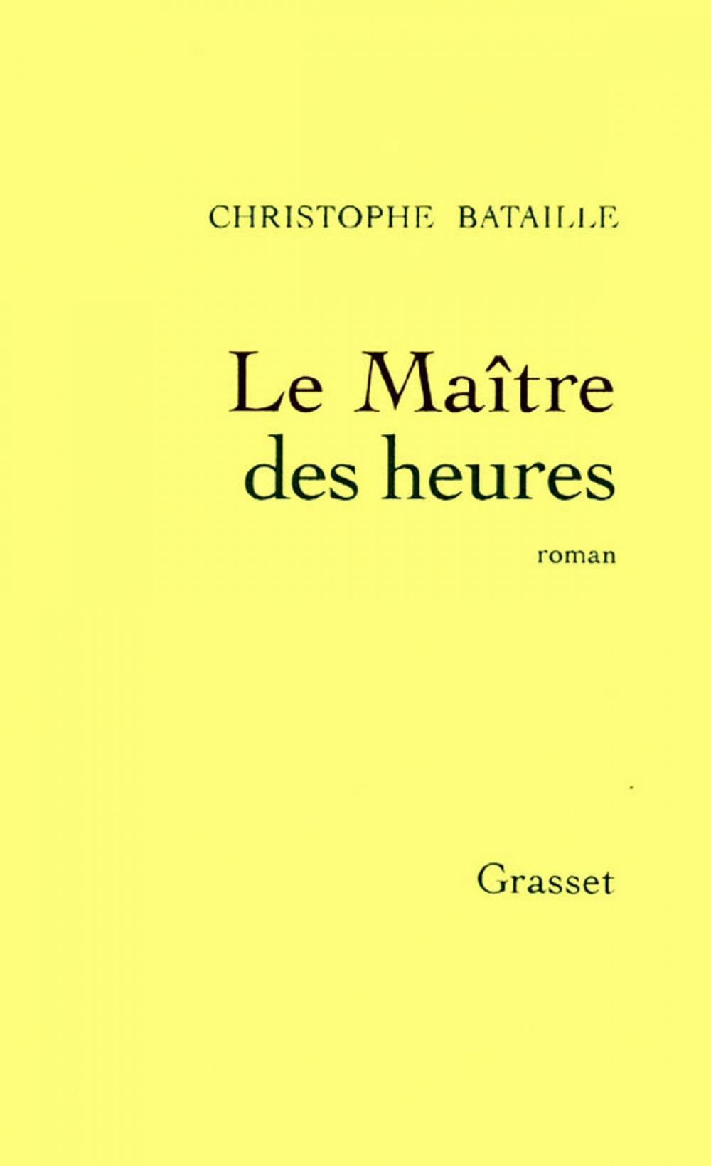 Big bigCover of Le Maître des heures