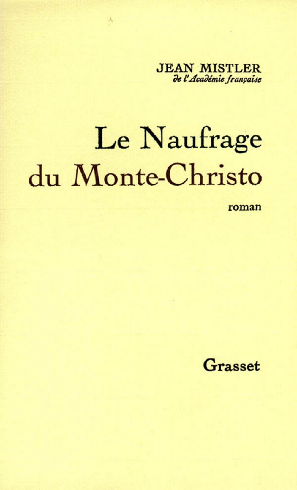 Big bigCover of Le Naufrage de Monte-Christo