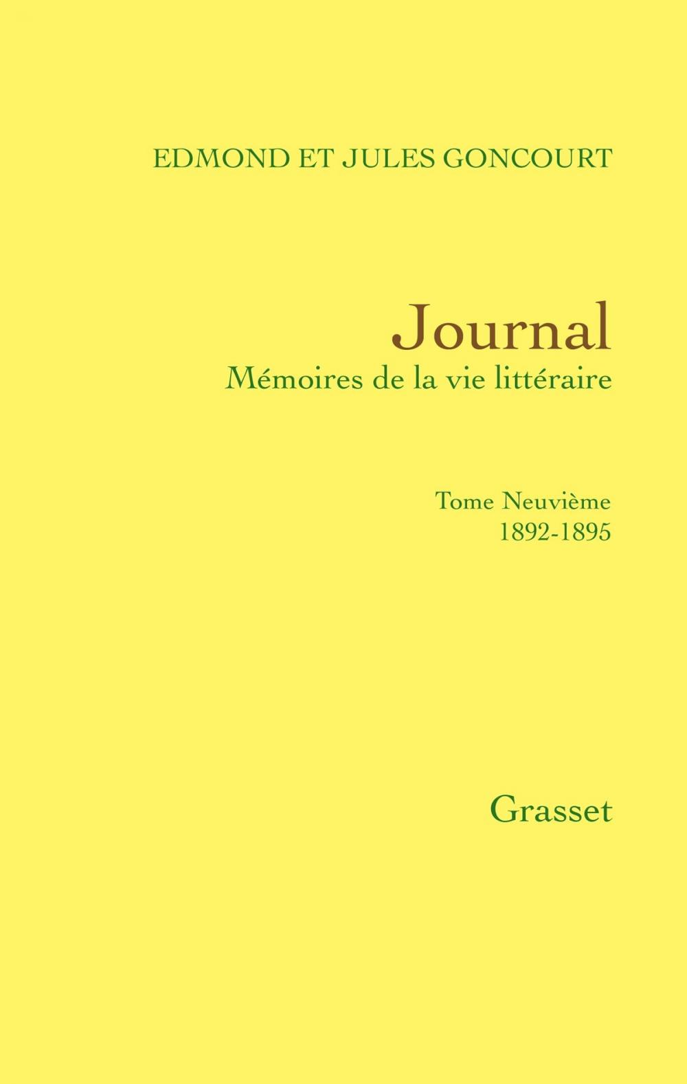 Big bigCover of Journal, tome neuvième