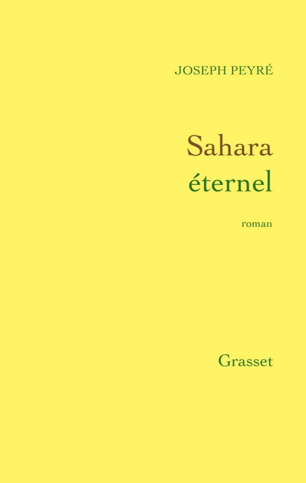 Big bigCover of Sahara éternel