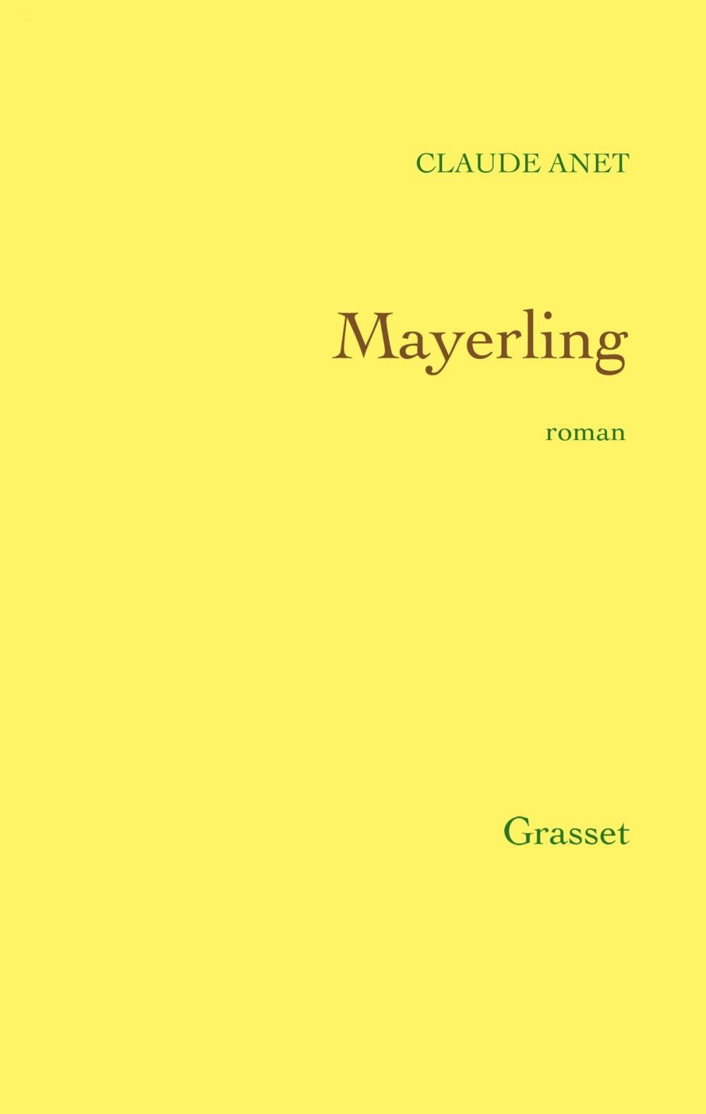 Big bigCover of Mayerling