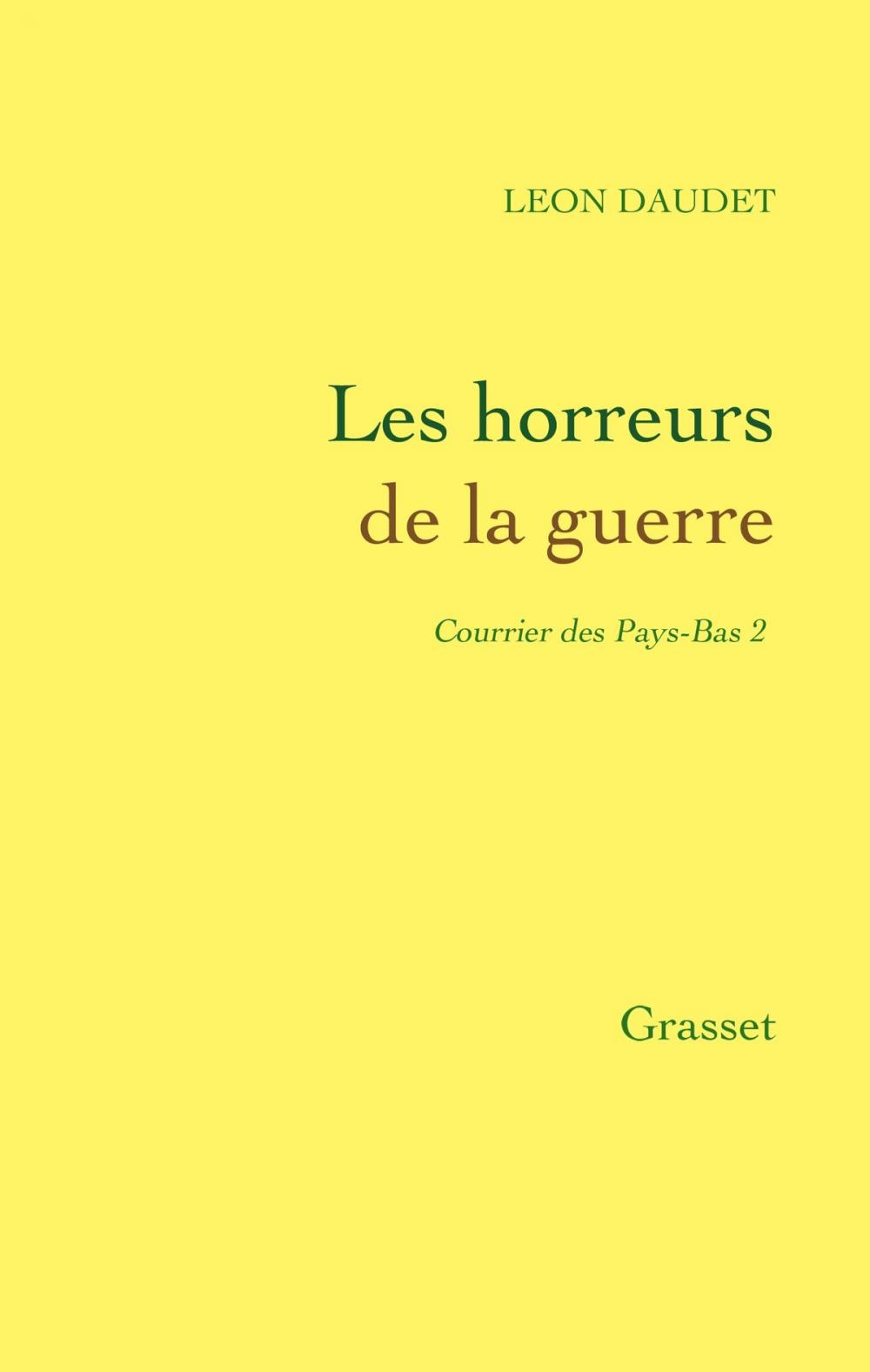 Big bigCover of Horreurs de la guerre