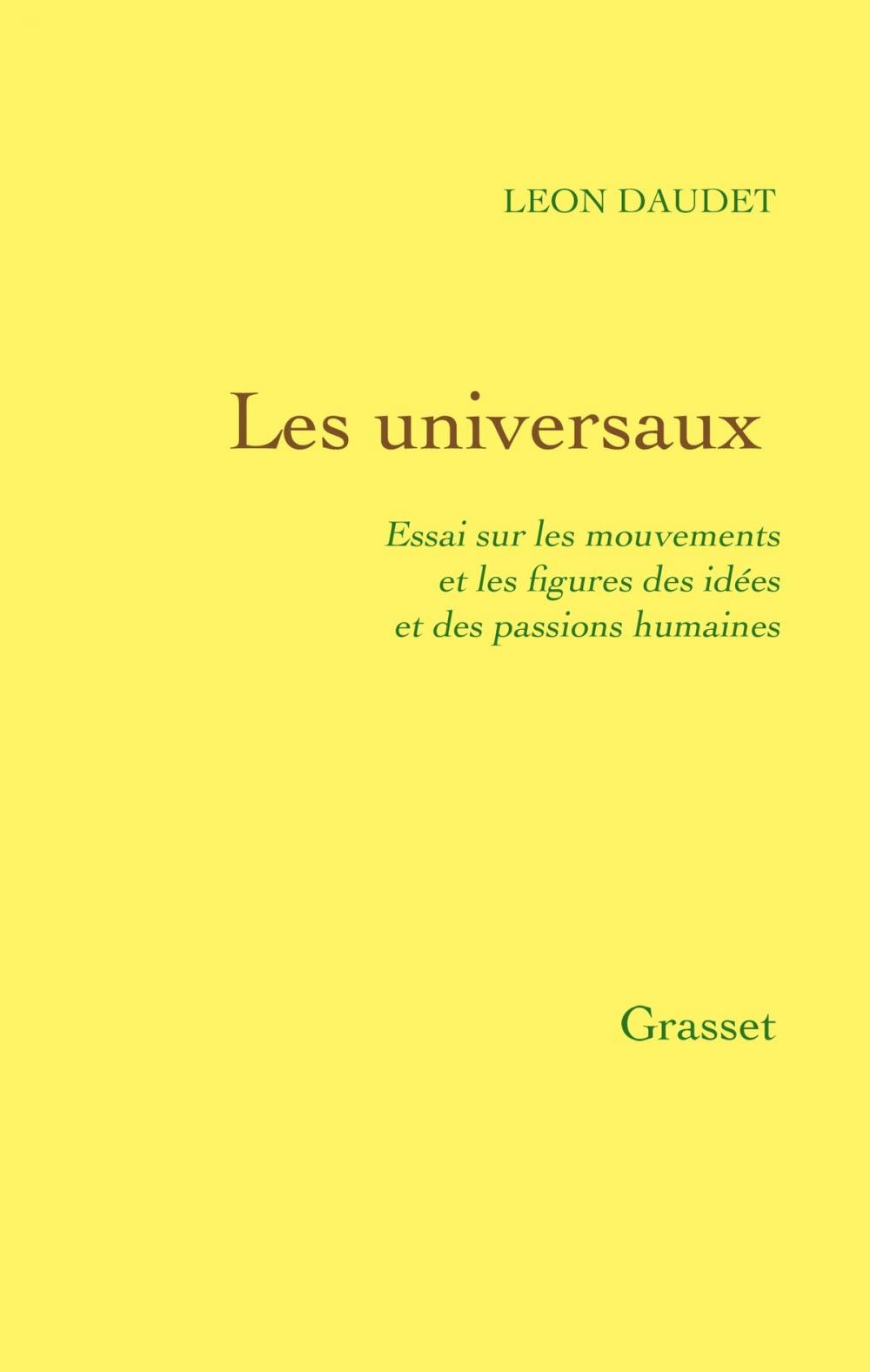 Big bigCover of Les universaux