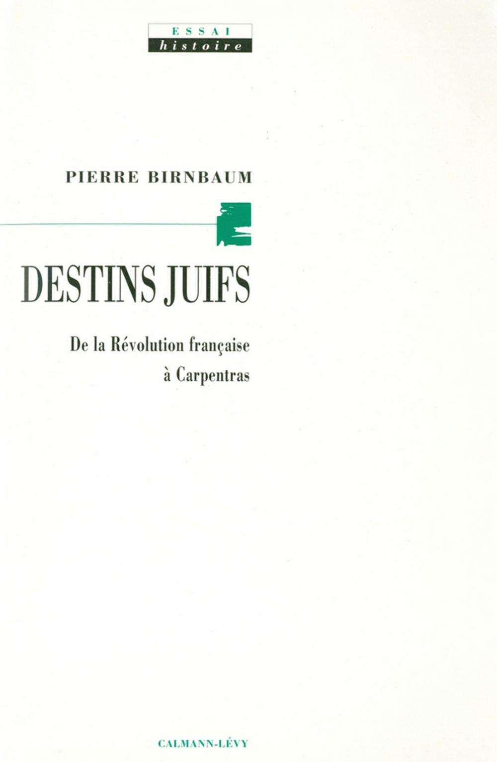 Big bigCover of Destins juifs