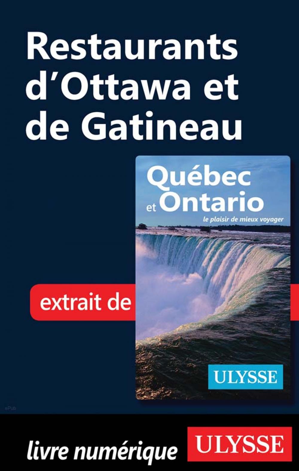 Big bigCover of Restaurants d'Ottawa et de Gatineau