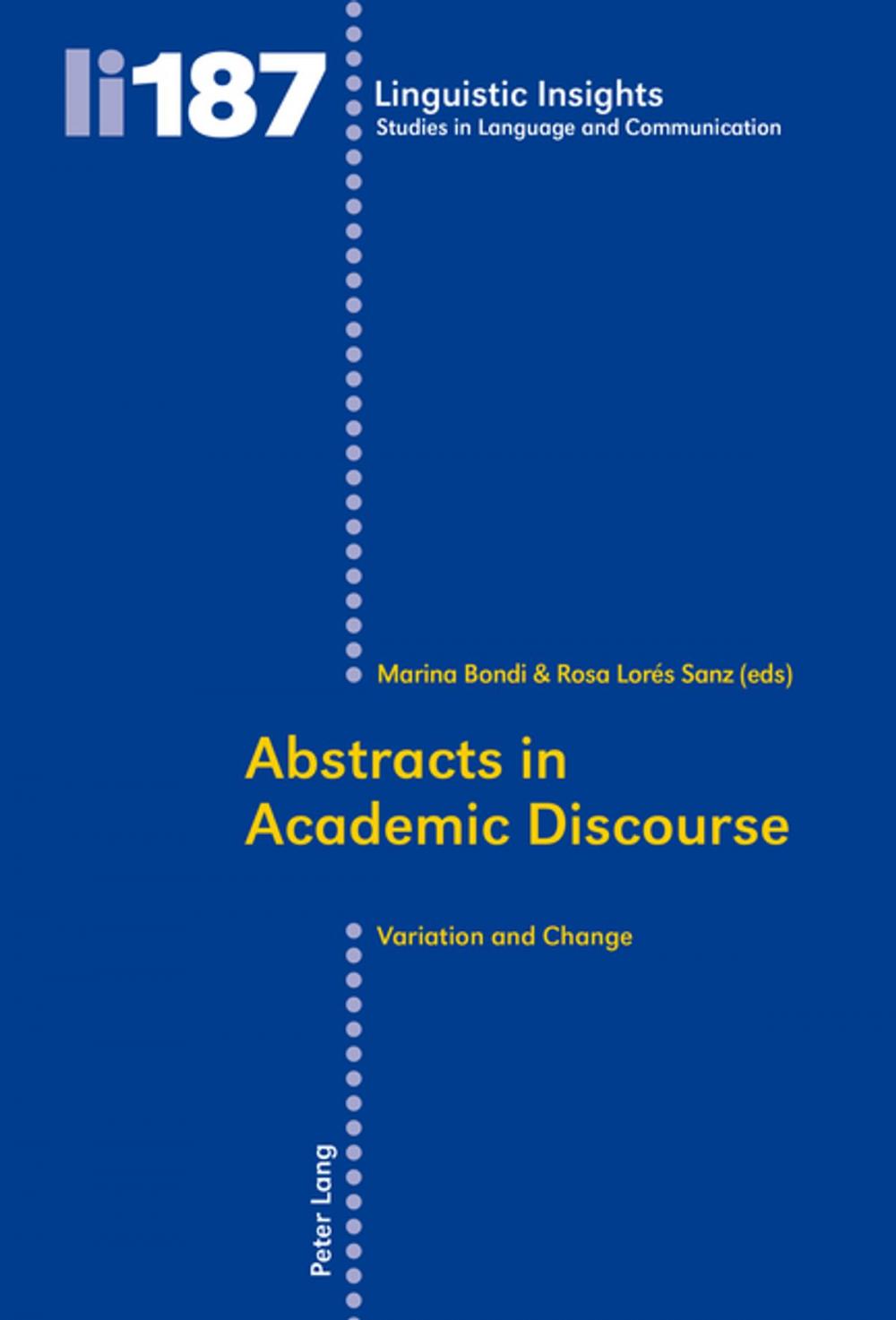 Big bigCover of Abstracts in Academic Discourse