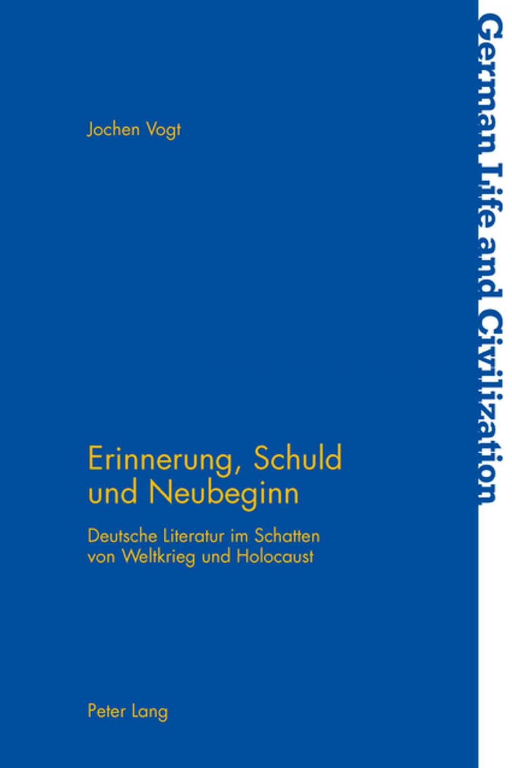 Big bigCover of Erinnerung, Schuld und Neubeginn