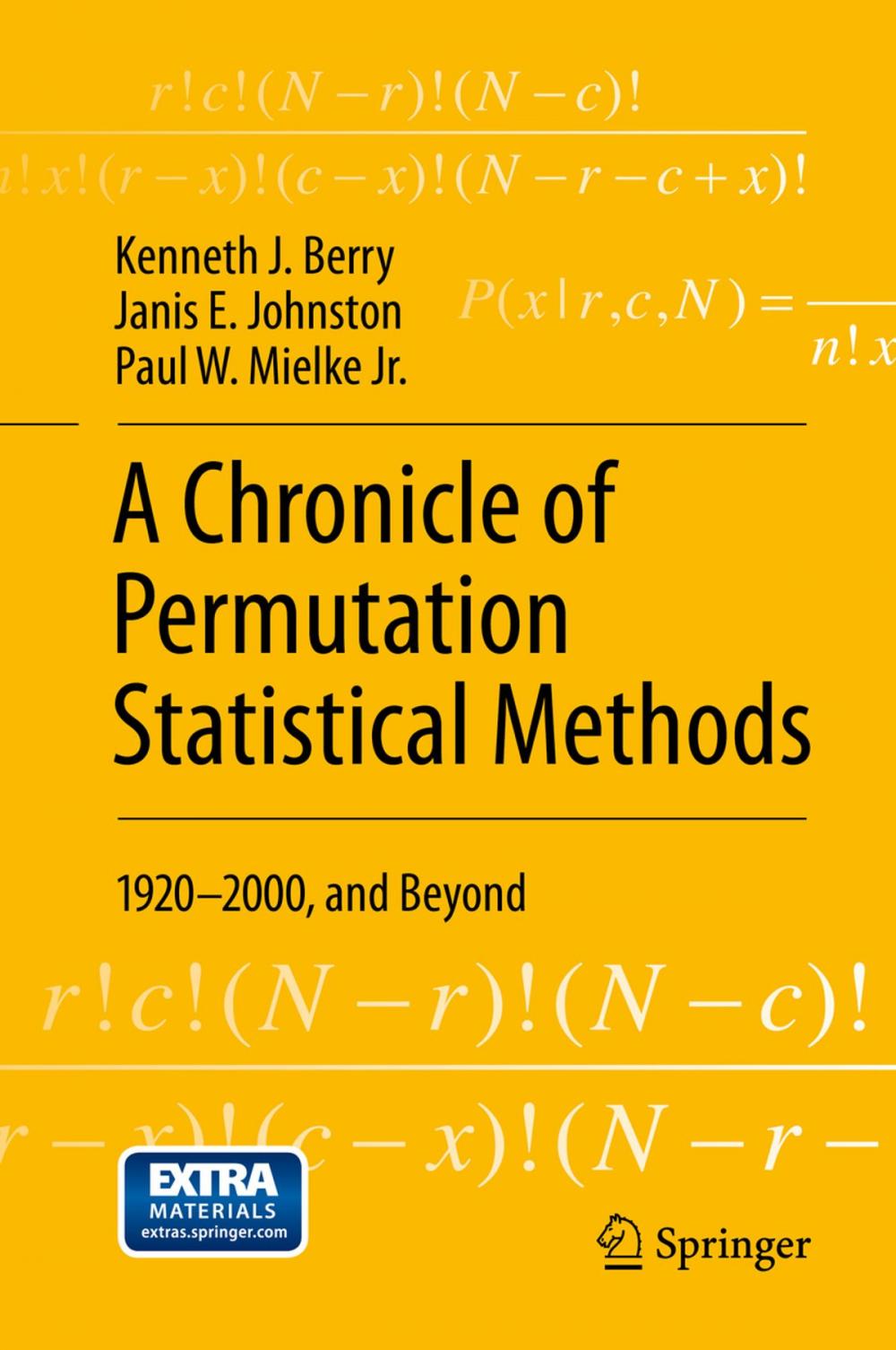 Big bigCover of A Chronicle of Permutation Statistical Methods