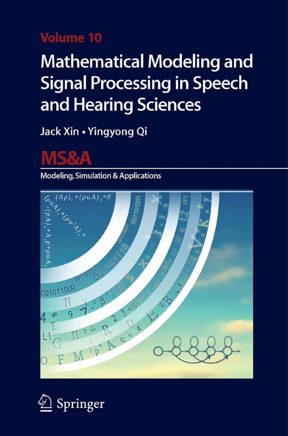 Big bigCover of Mathematical Modeling and Signal Processing in Speech and Hearing Sciences