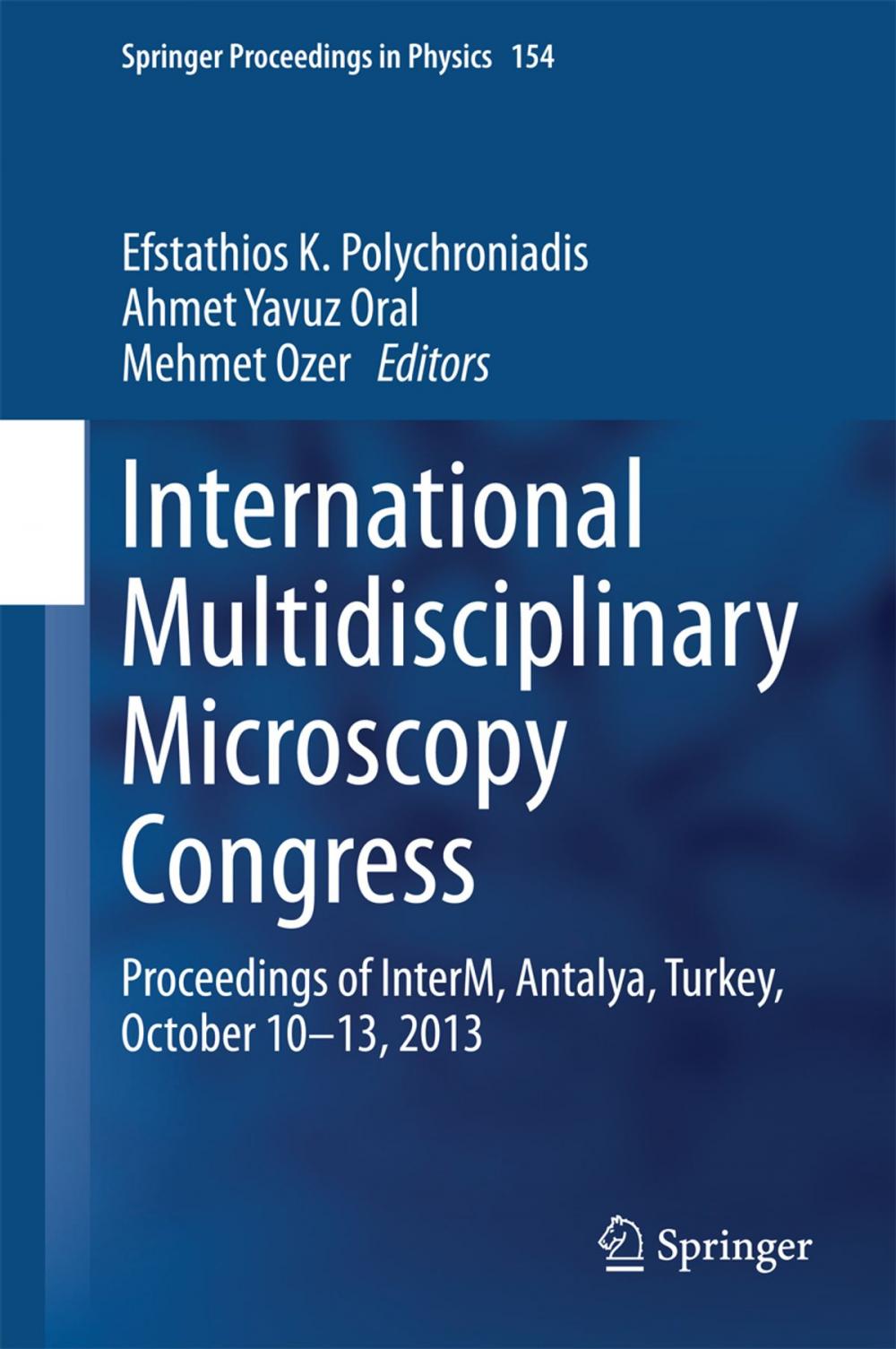 Big bigCover of International Multidisciplinary Microscopy Congress