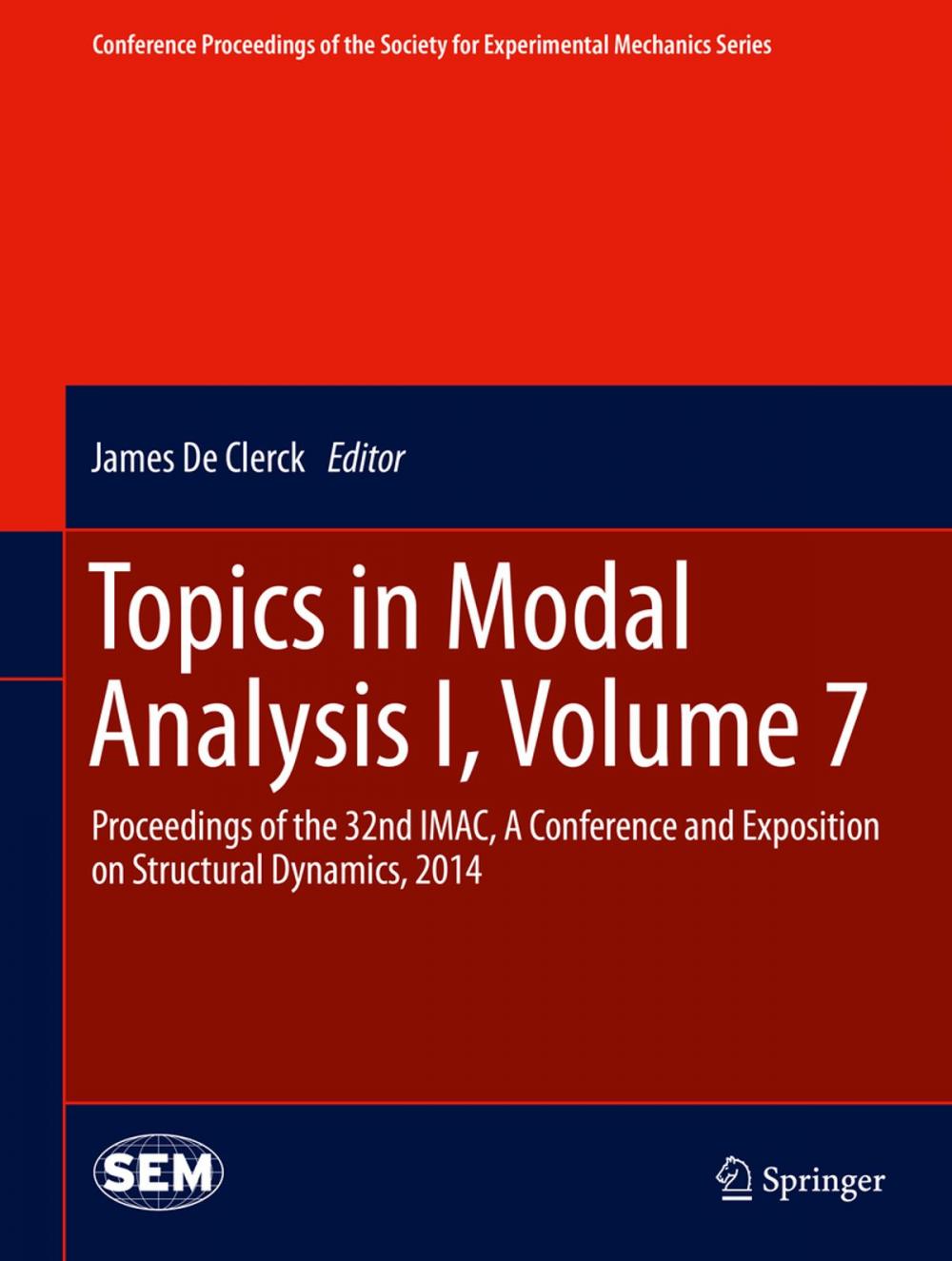 Big bigCover of Topics in Modal Analysis I, Volume 7