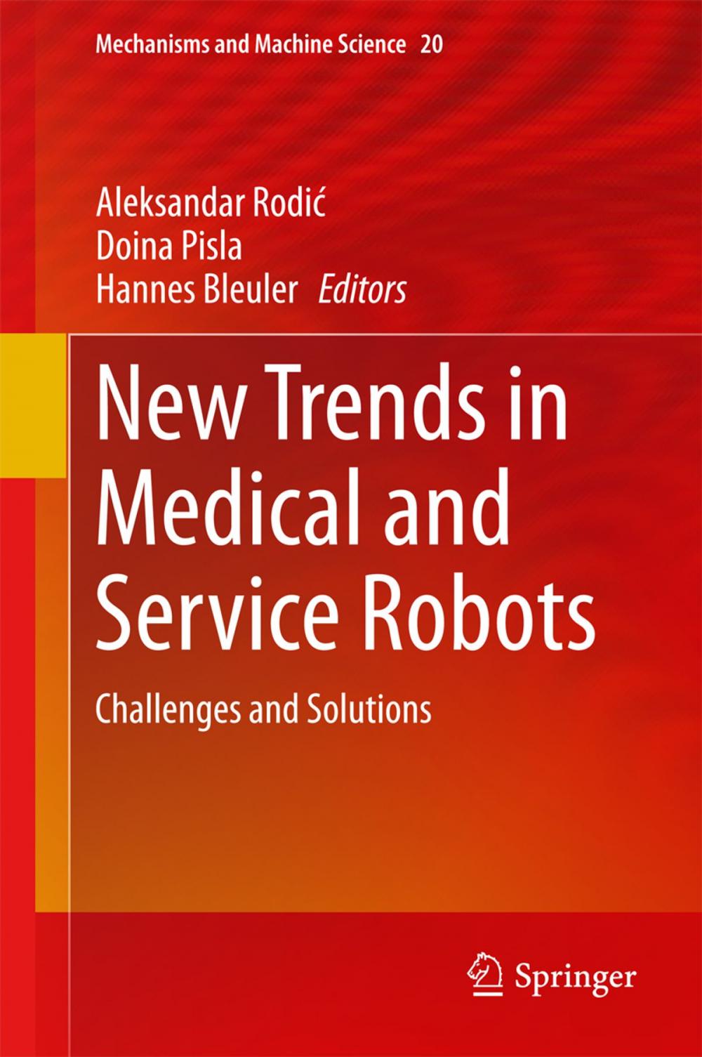 Big bigCover of New Trends in Medical and Service Robots