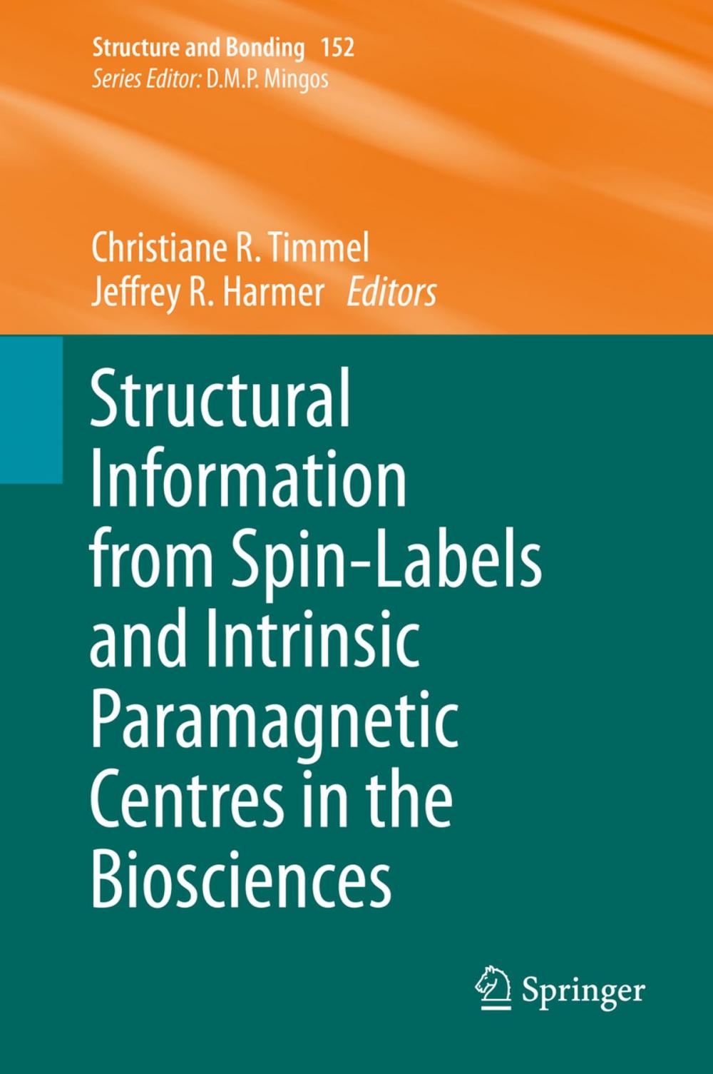 Big bigCover of Structural Information from Spin-Labels and Intrinsic Paramagnetic Centres in the Biosciences