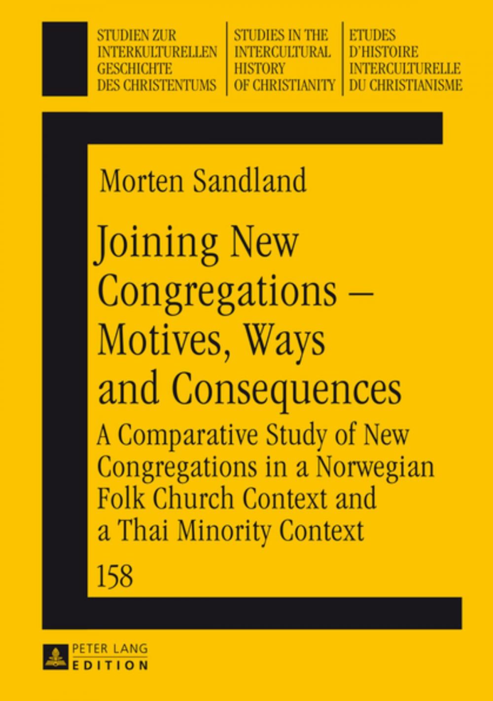 Big bigCover of Joining New Congregations Motives, Ways and Consequences