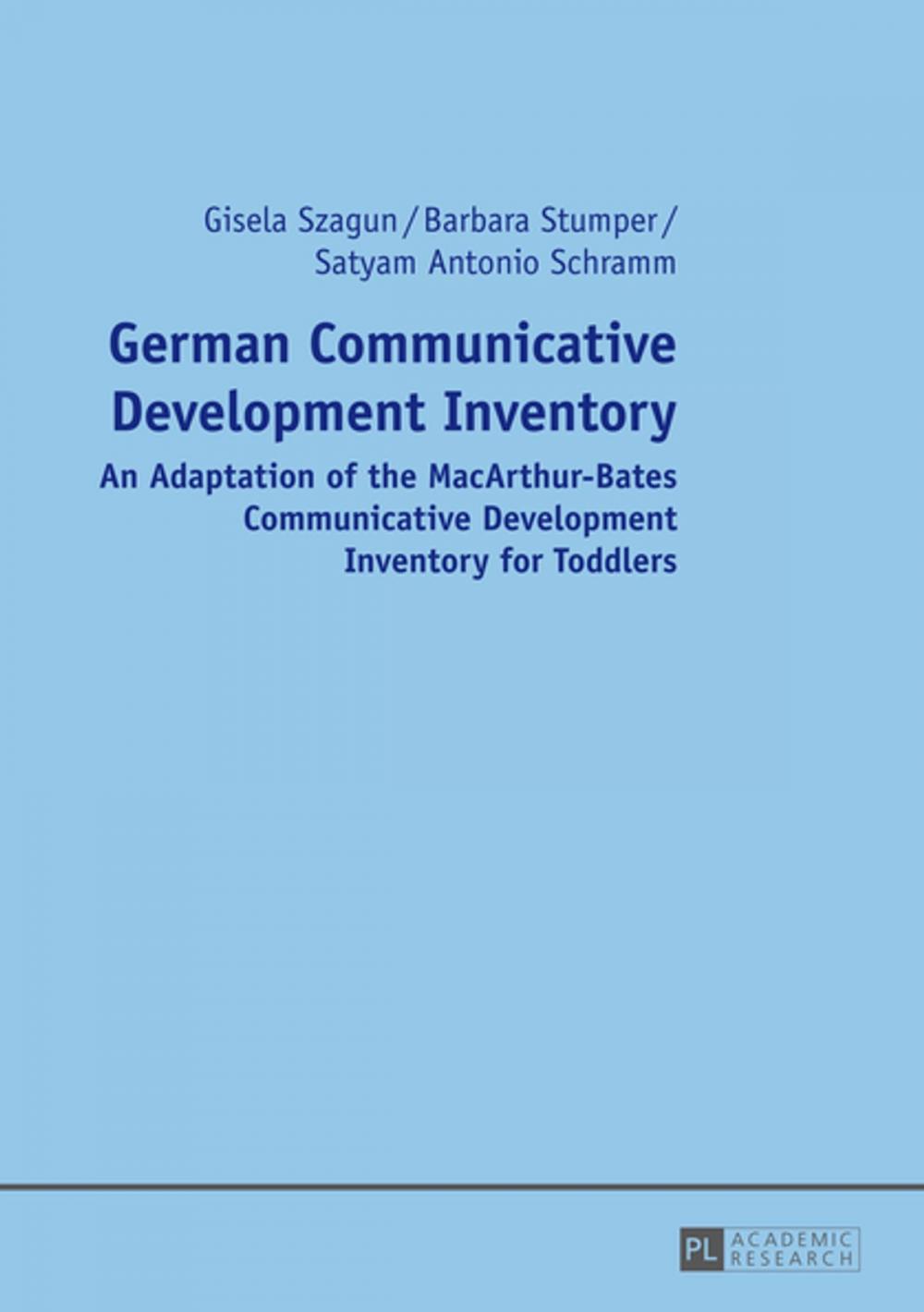 Big bigCover of German Communicative Development Inventory