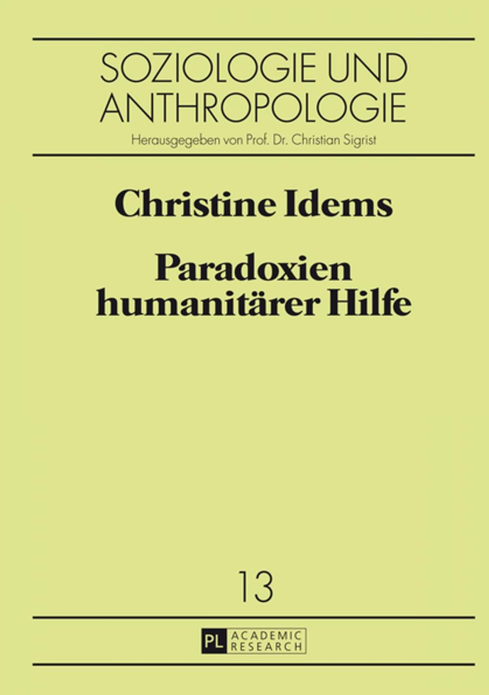 Big bigCover of Paradoxien humanitaerer Hilfe