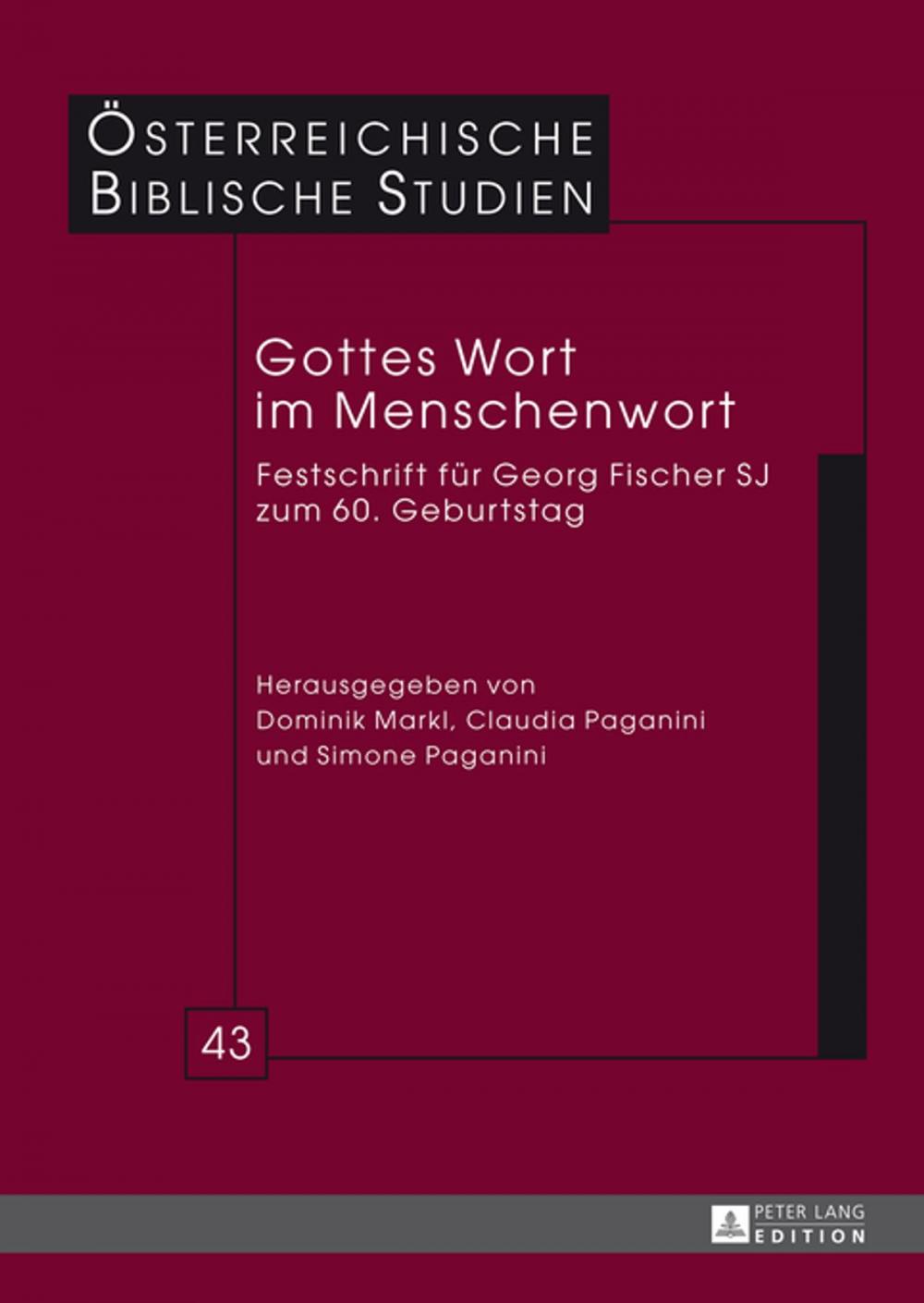 Big bigCover of Gottes Wort im Menschenwort