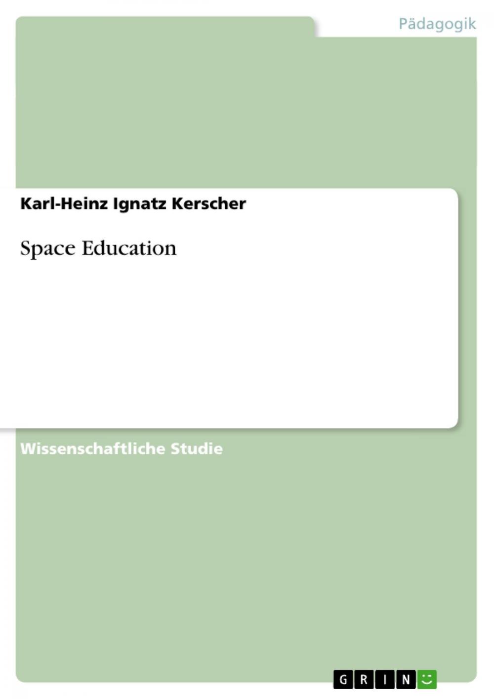 Big bigCover of Space Education