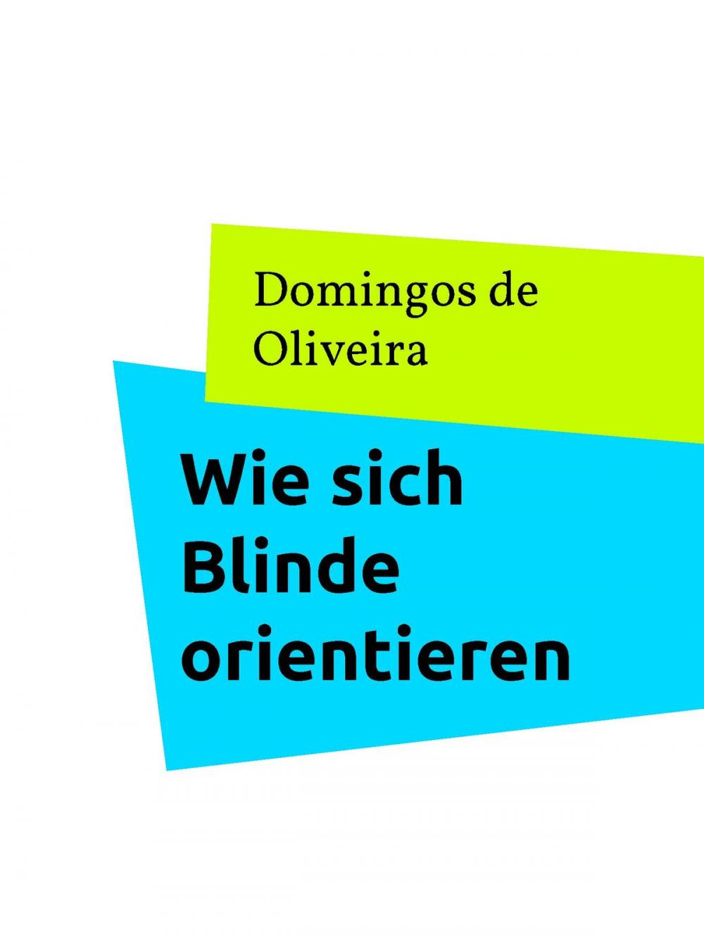 Big bigCover of Wie sich Blinde orientieren