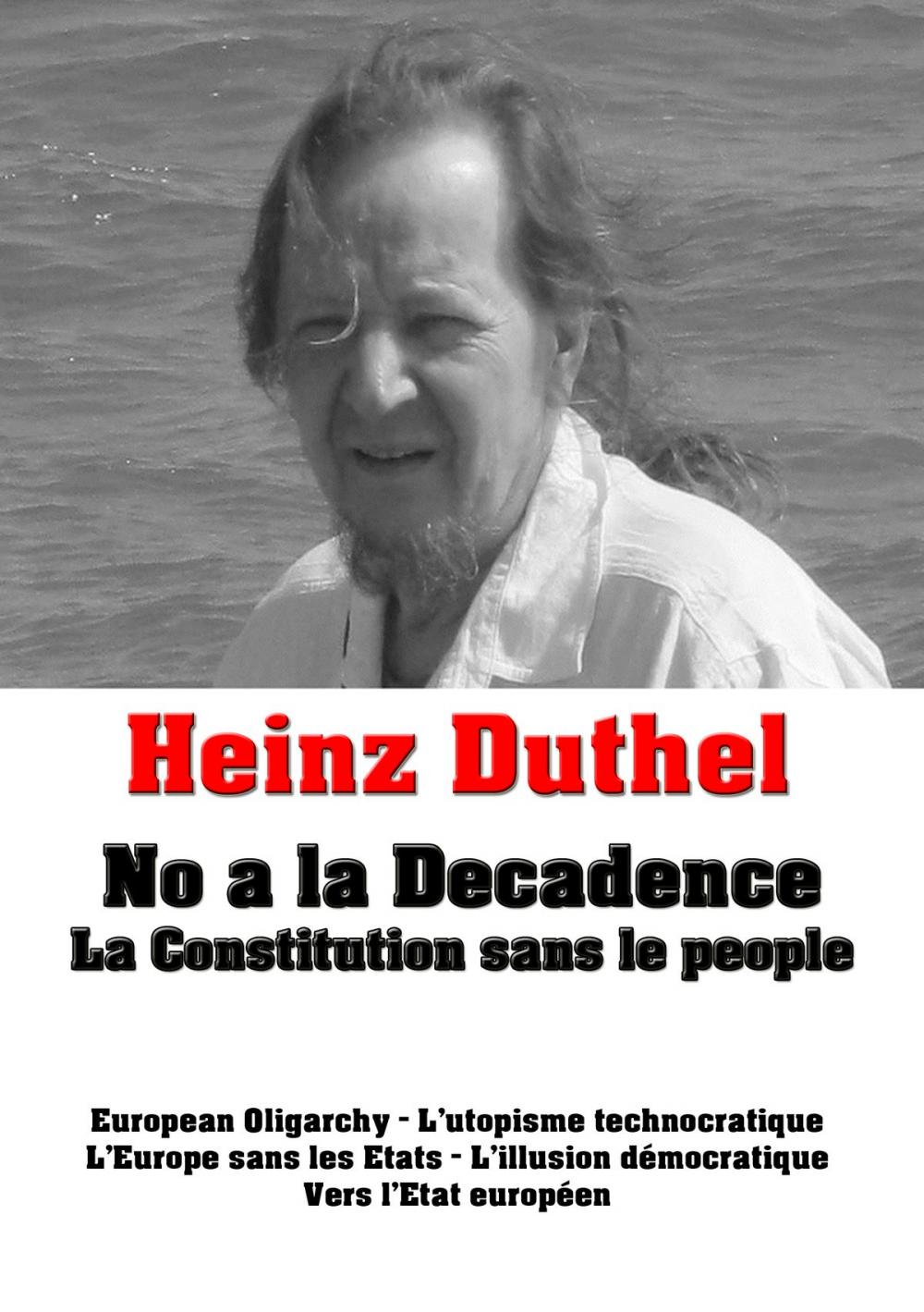 Big bigCover of Heinz Duthel: No a la Decadence