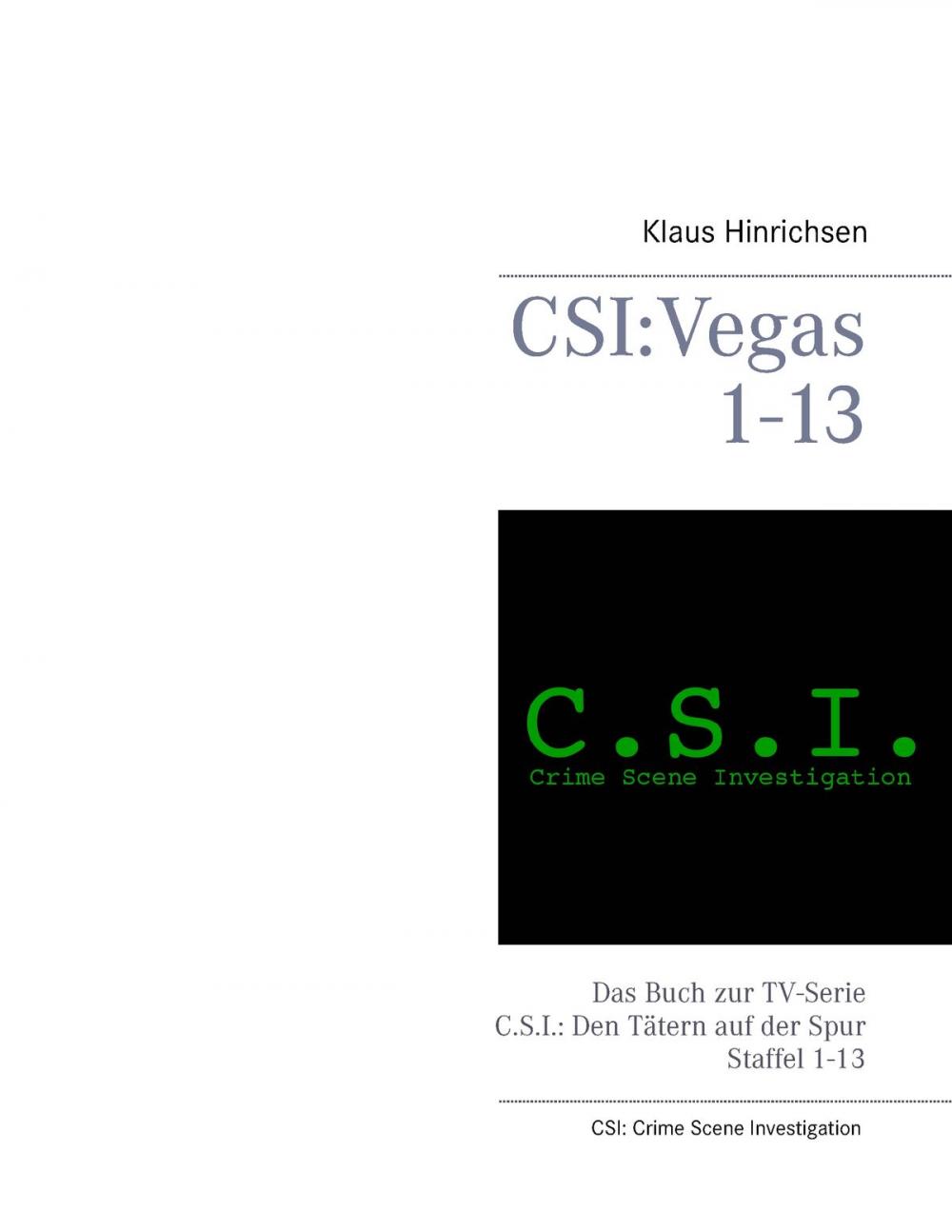 Big bigCover of CSI: Vegas Staffel 1 - 13