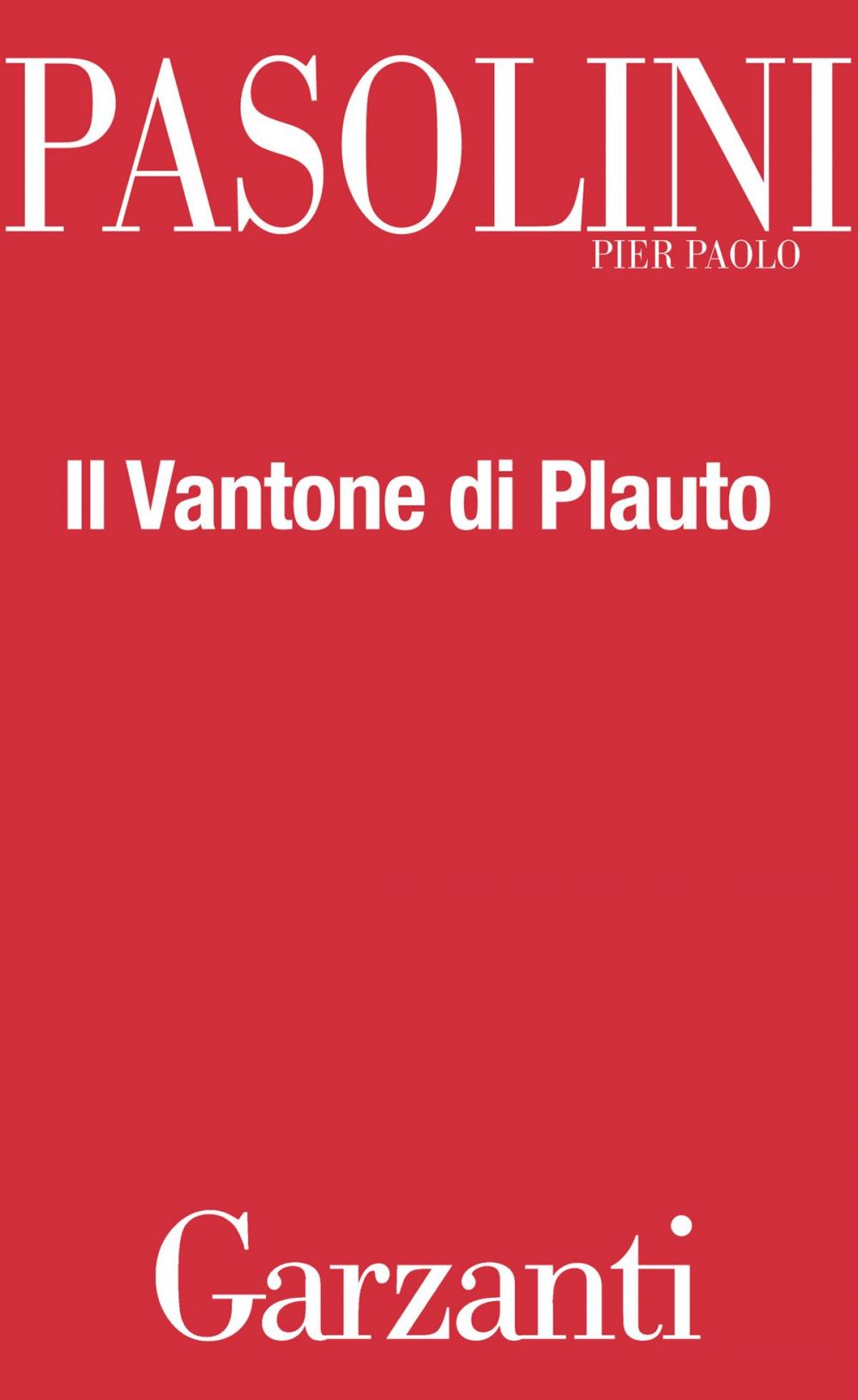 Big bigCover of Il vantone di Plauto