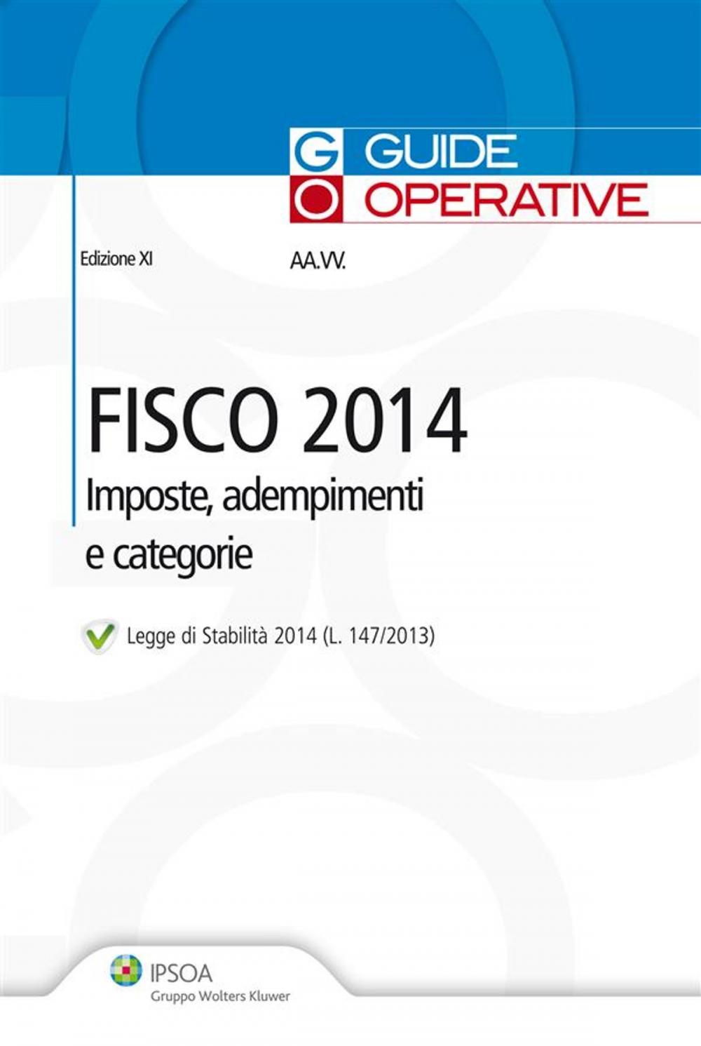 Big bigCover of Fisco 2014 - Guida operativa