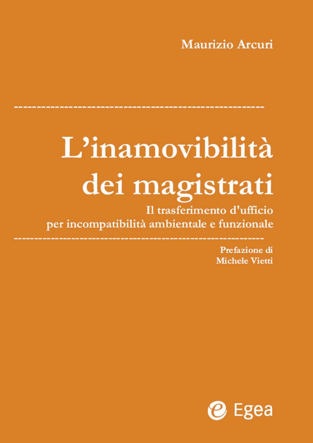 Big bigCover of L'inamovibilità dei magistrati