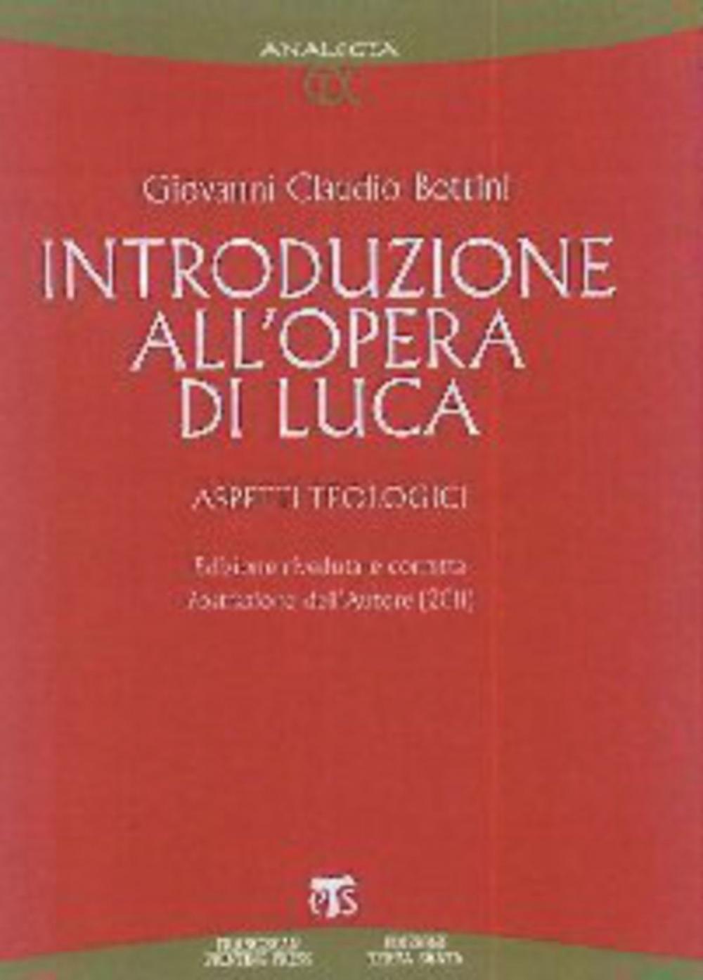 Big bigCover of Introduzione all'opera di Luca