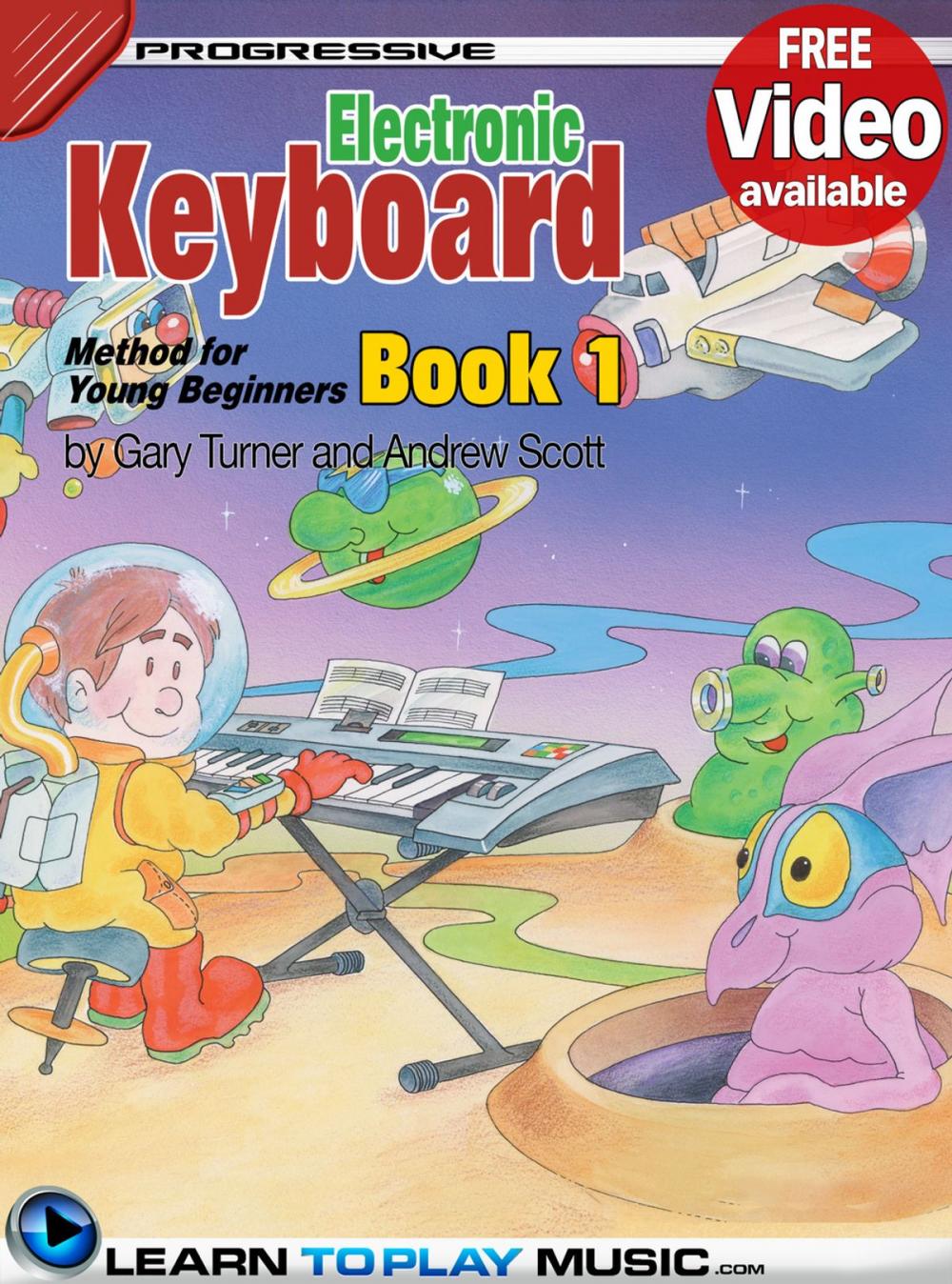 Big bigCover of Electronic Keyboard Lessons for Kids - Book 1