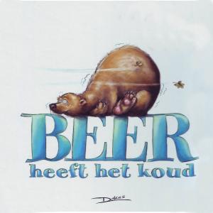 Cover of the book Beer heeft het koud by Corinne Vuijk, Dokus, Ronald Nellestijn