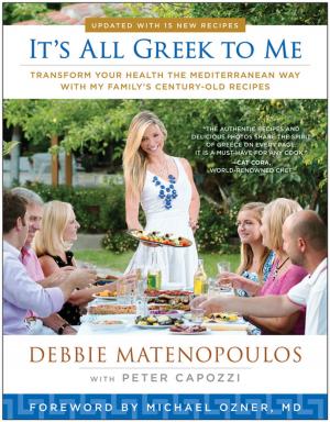 Cover of the book It's All Greek to Me by Helen Mirren, Martha Stewart, Kurt Warner, Barbara Bush, Mario Batali