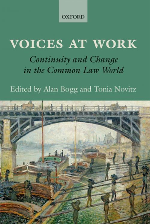 Cover of the book Voices at Work by Alan Bogg, Tonia Novitz, OUP Oxford