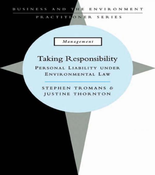 Cover of the book Taking Responsibility by Stephen Tromans, Gillian Irvine, Taylor and Francis